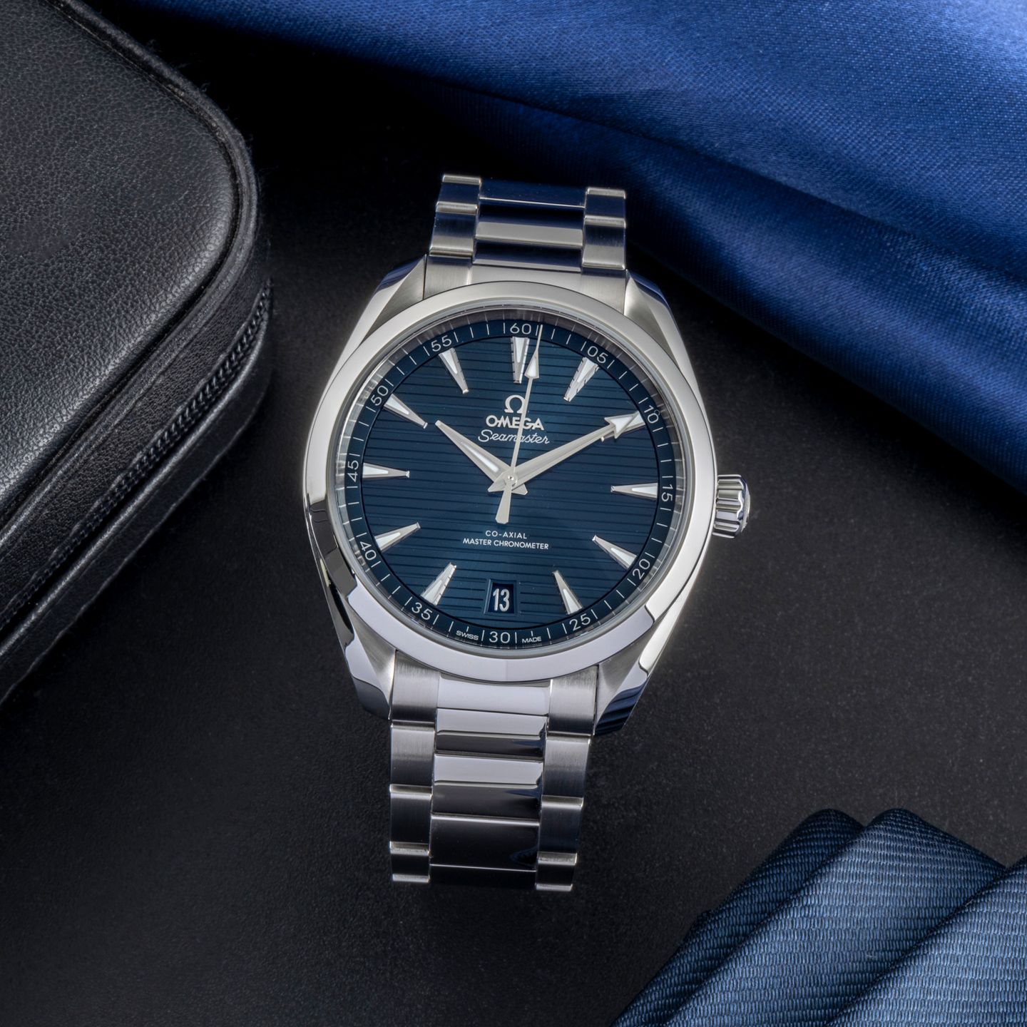 Omega Seamaster Aqua Terra 220.10.41.21.03.004 (2022) - Blauw wijzerplaat 41mm Staal (1/8)