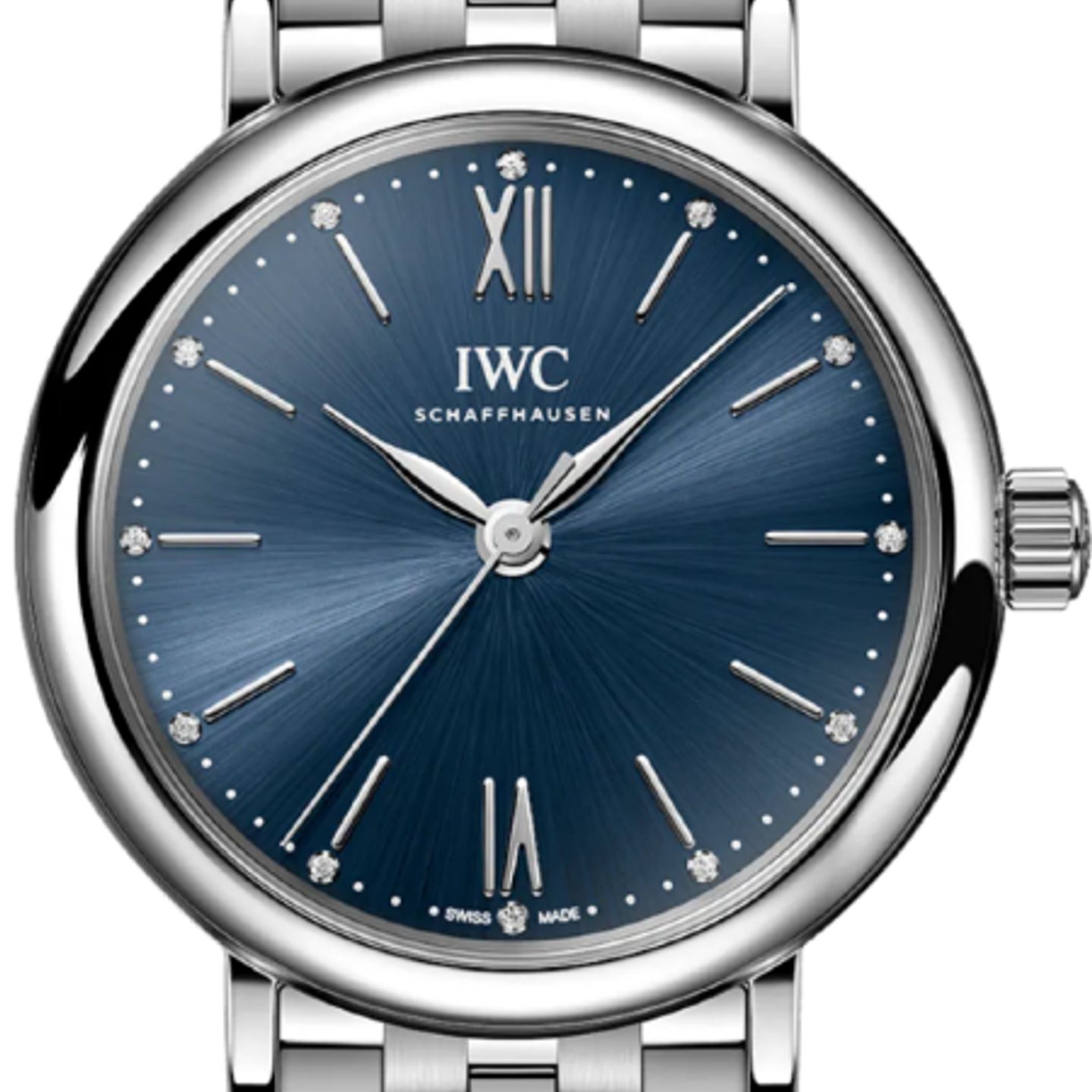 IWC Portofino Automatic IW357413 (2026) - Blauw wijzerplaat 34mm Staal (2/2)