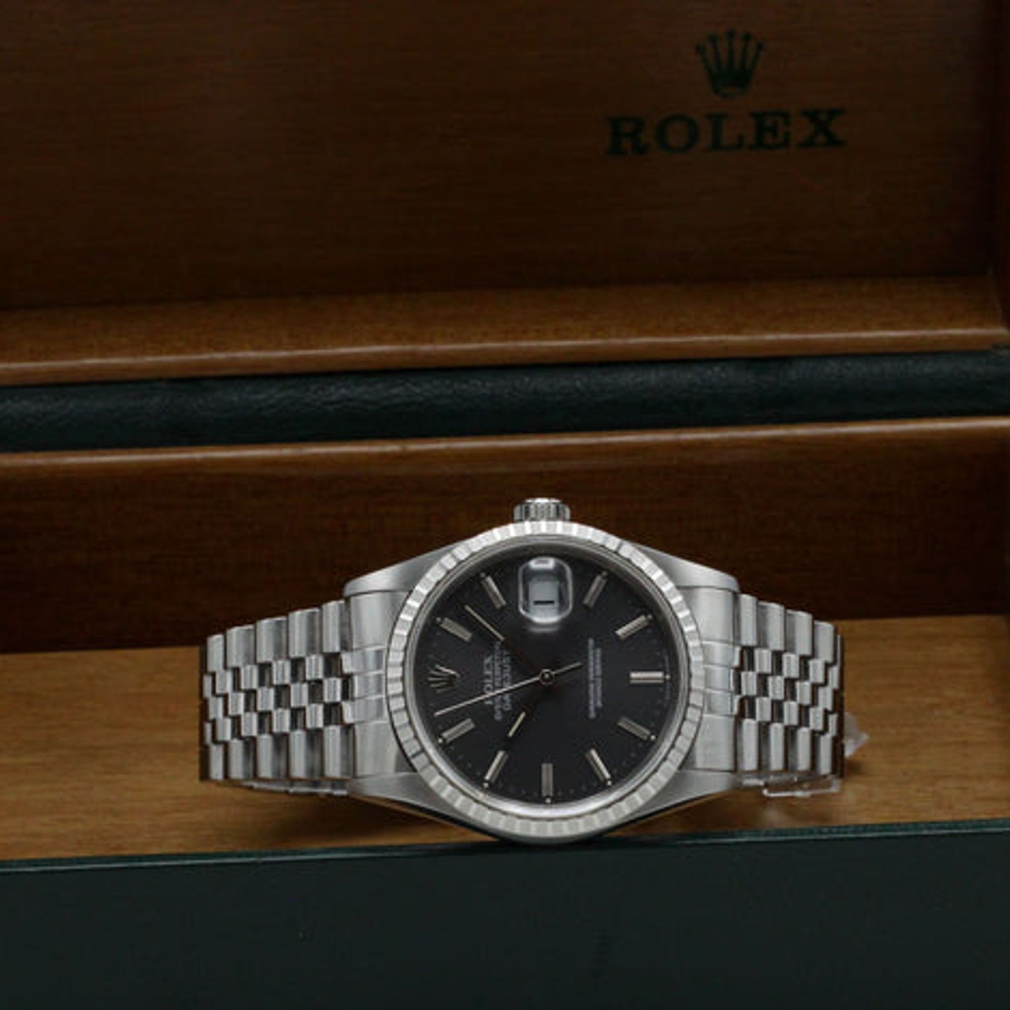 Rolex Datejust 36 16220 (1995) - Grijs wijzerplaat 36mm Staal (3/7)