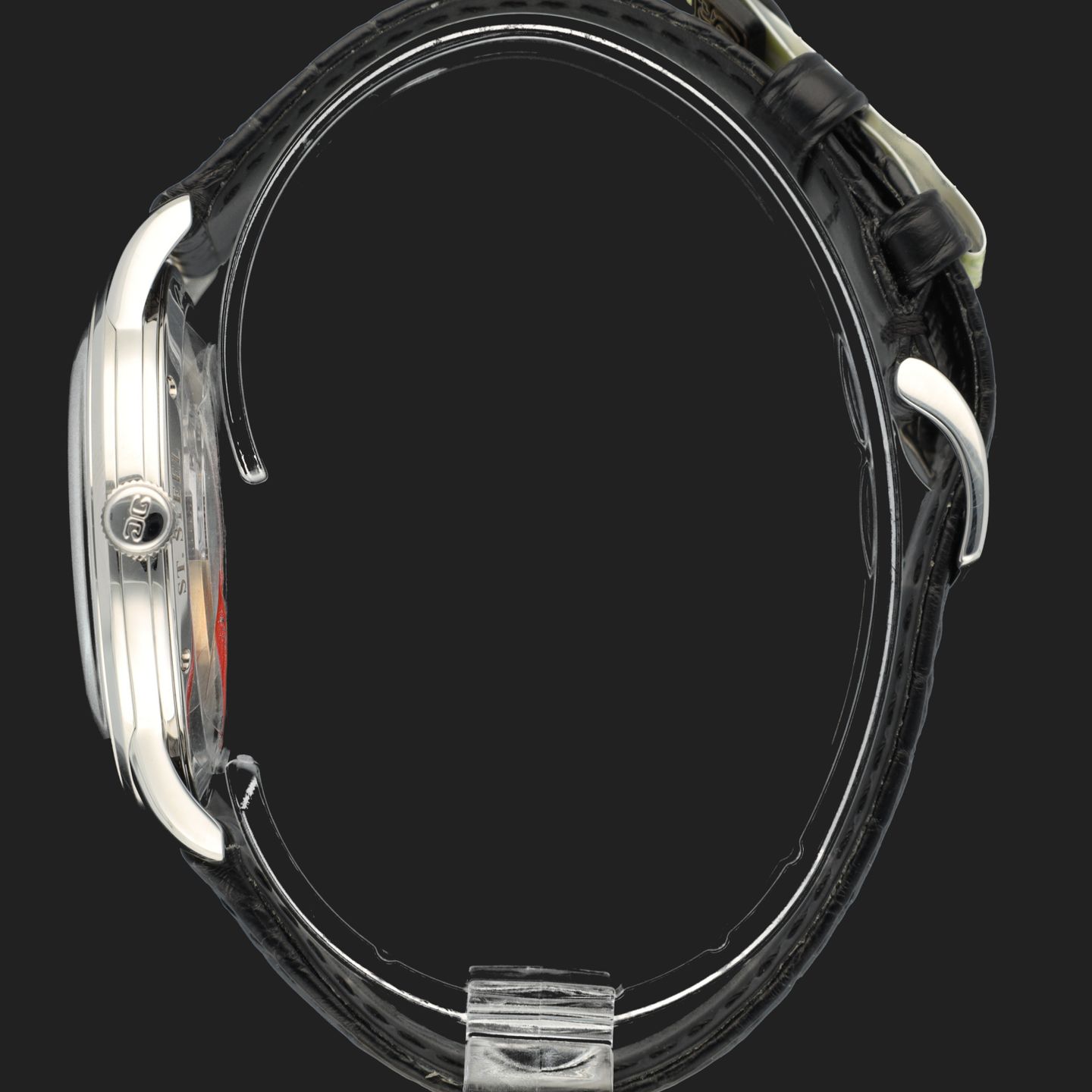 Glashütte Original Sixties 1-39-52-04-02-04 (2023) - Zwart wijzerplaat 39mm Staal (7/8)