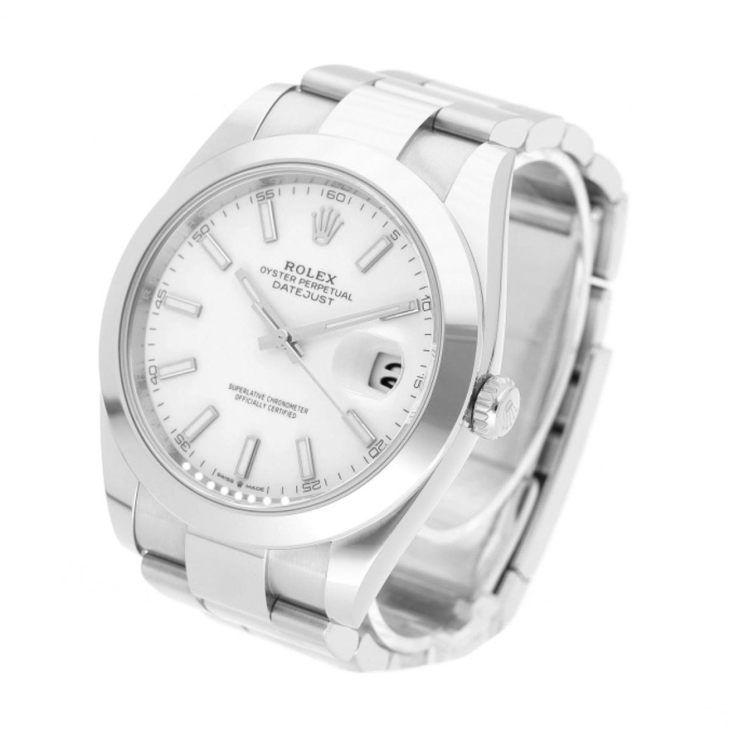 Rolex Datejust 41 126300 (2021) - White dial 41 mm Steel case (2/5)