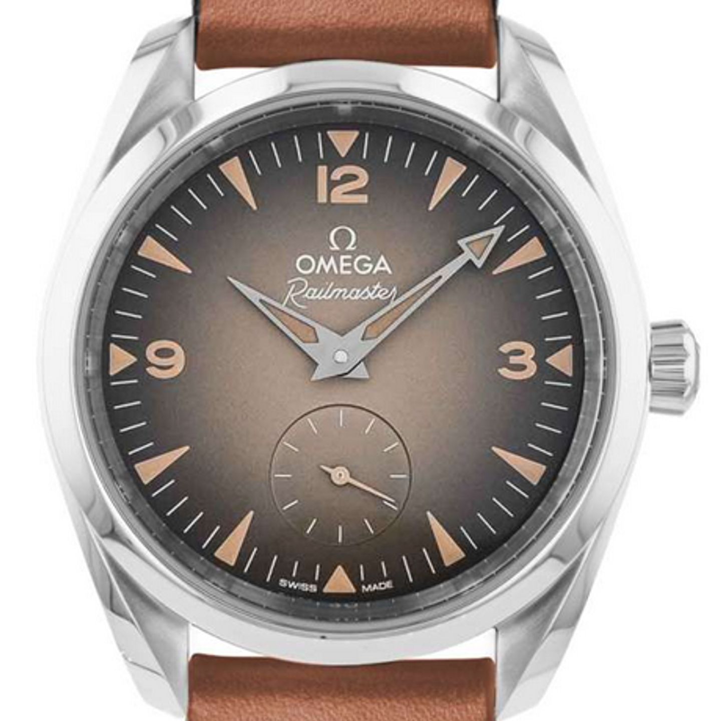 Omega Seamaster Railmaster 235.12.38.20.13.001 (2025) - Brown dial 38 mm Steel case (1/1)