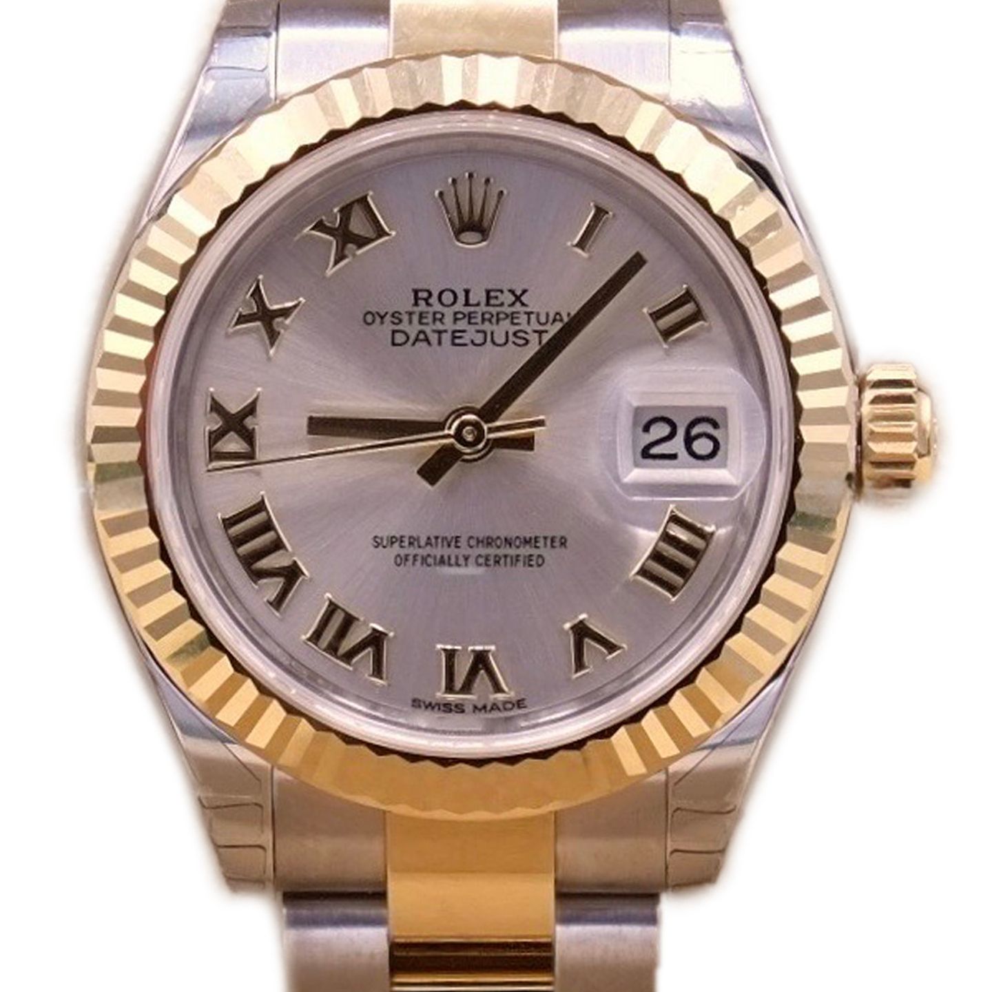 Rolex Lady-Datejust 279173 (2024) - Zilver wijzerplaat 28mm Goud/Staal (1/1)