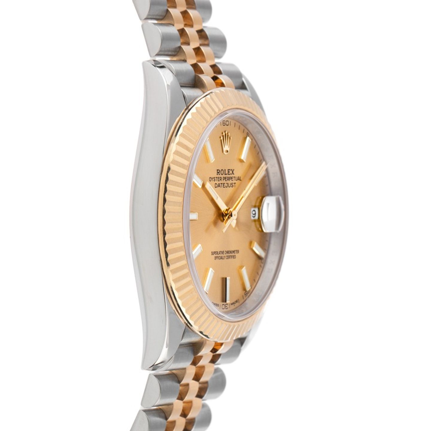 Rolex Datejust 41 126333 (2016) - Champagne dial 41 mm Gold/Steel case (4/6)