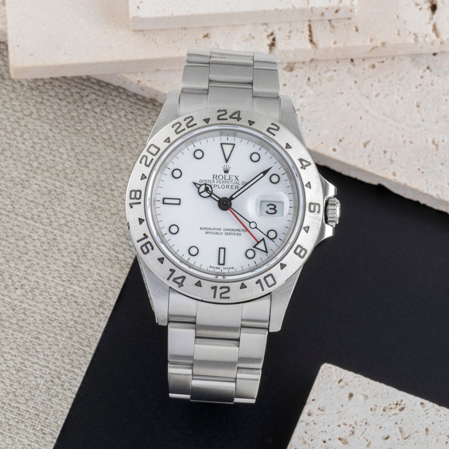 Rolex Explorer II 16570 (Unknown (random serial)) - 40 mm Steel case (1/8)