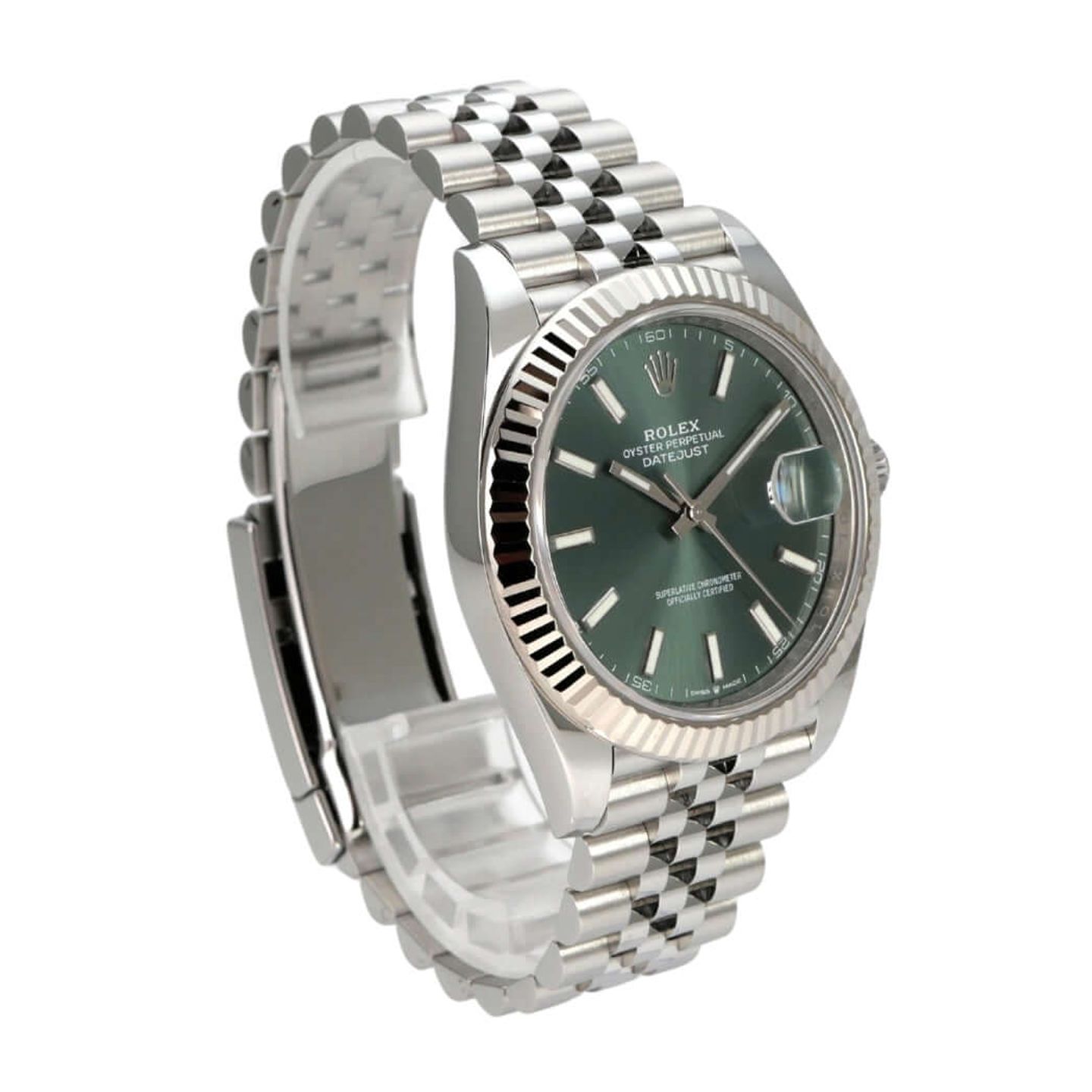 Rolex Datejust 41 126334 (2023) - Green dial 41 mm Steel case (4/8)