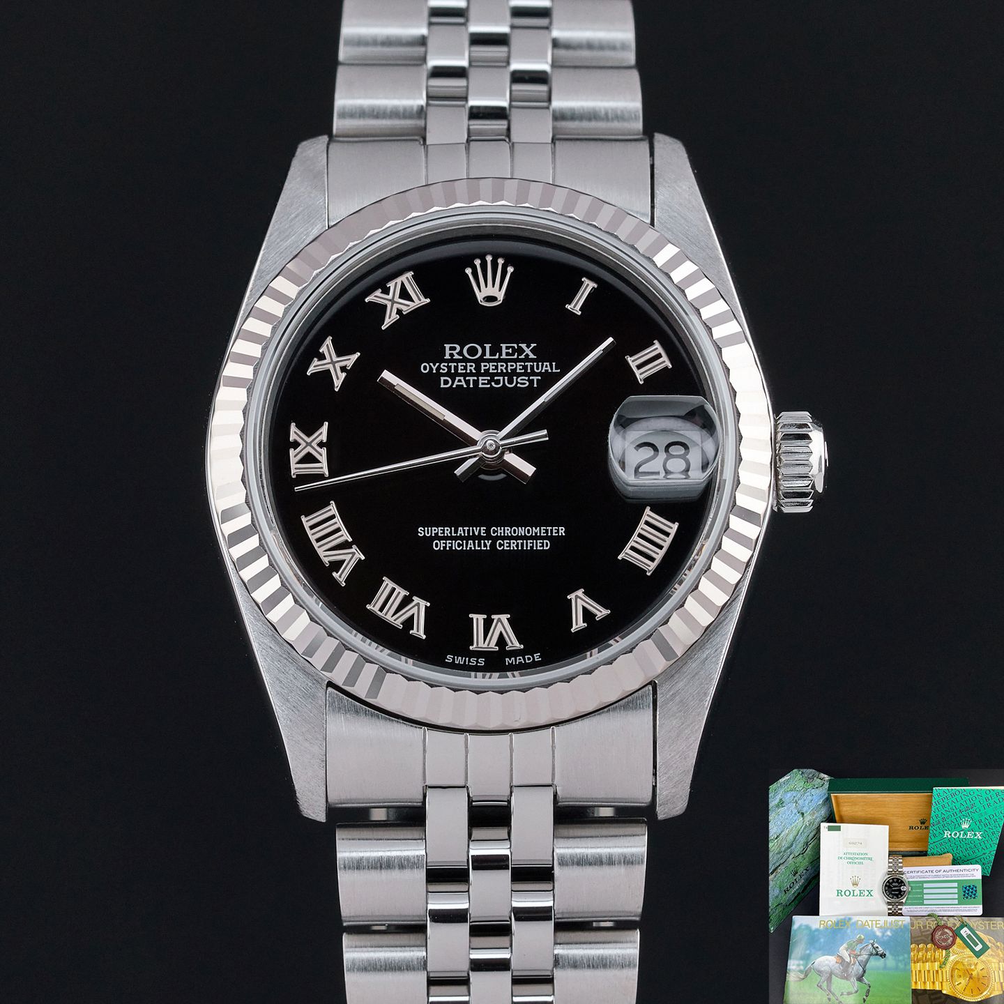 Rolex Datejust 31 68274 (1996) - 31mm Staal (1/8)