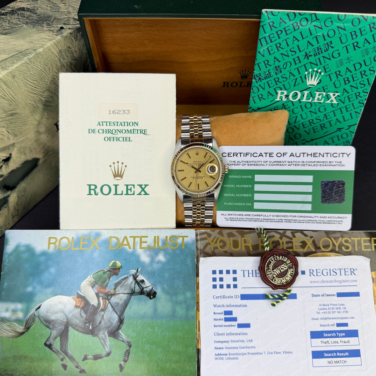 Rolex Datejust 36 16233 (1989) - 36 mm Gold/Steel case (3/8)