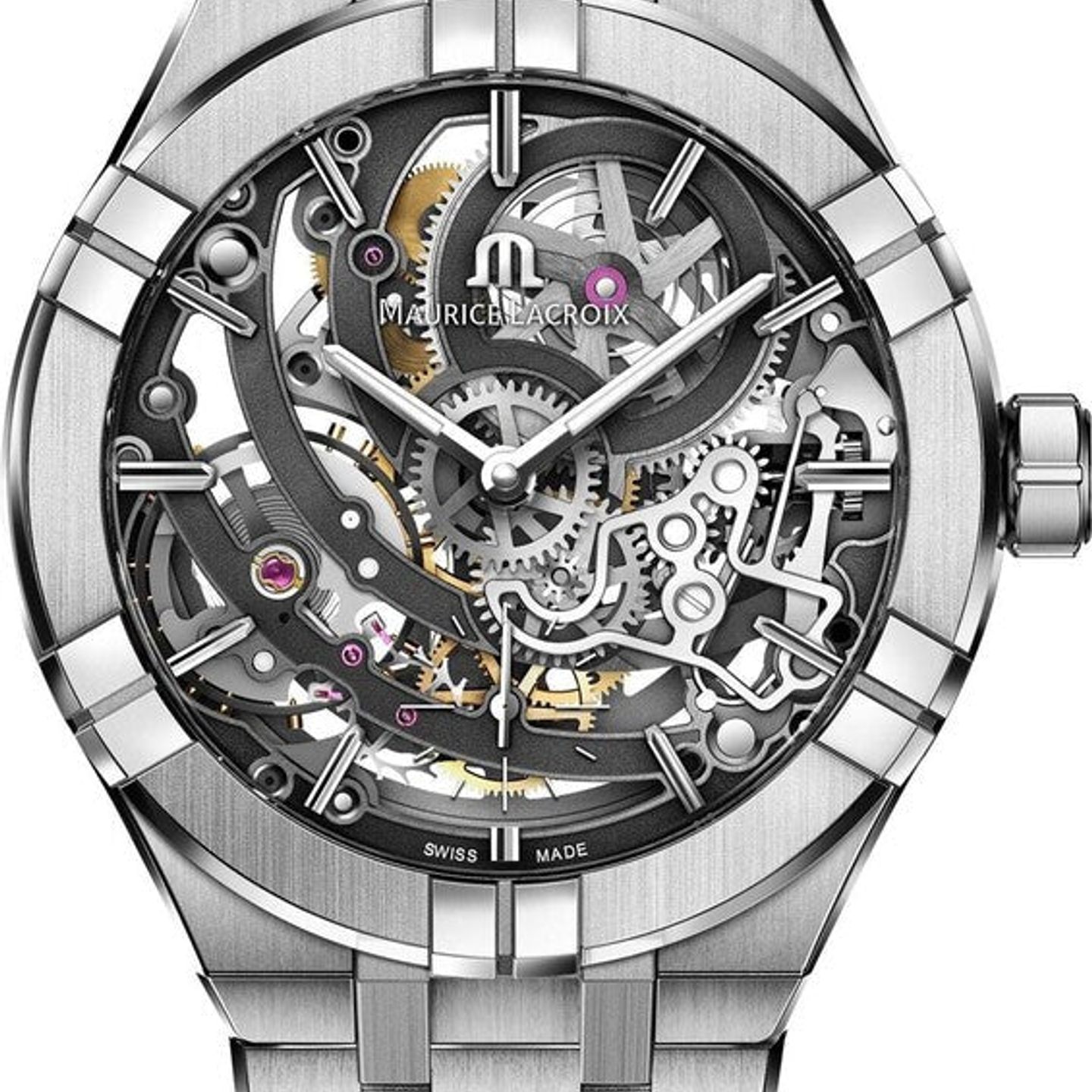 Maurice Lacroix Aikon AI6028-SS002-030-1 (2025) - Meerkleurig wijzerplaat 45mm Staal (1/1)