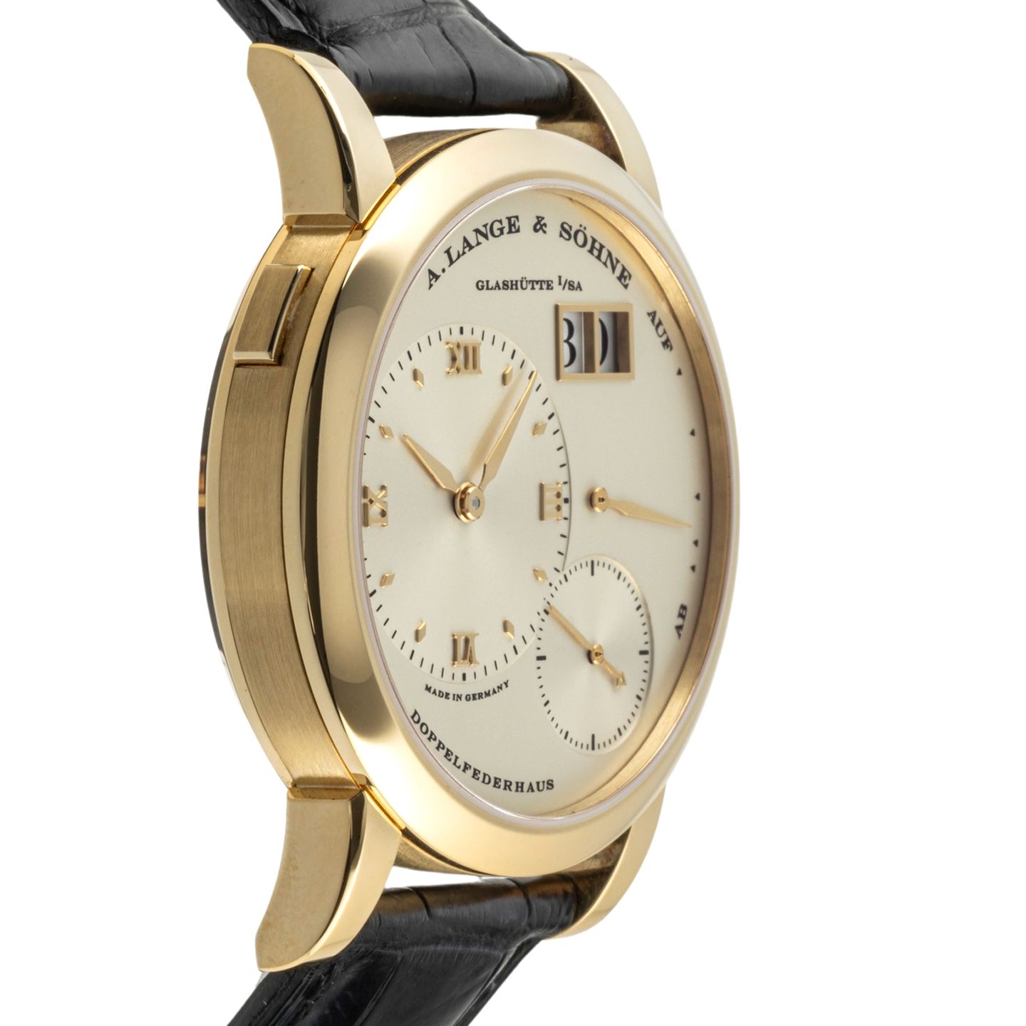 A. Lange & Söhne Lange 1 101.021 (Unknown (random serial)) - Silver dial 39 mm Yellow Gold case (7/8)