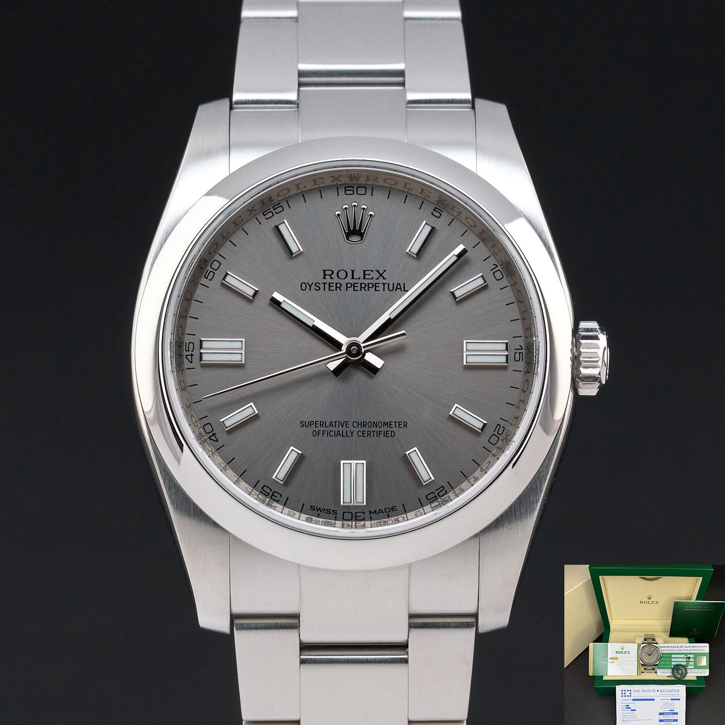 Rolex Oyster Perpetual 36 116000 (2015) - 36mm Staal (1/8)