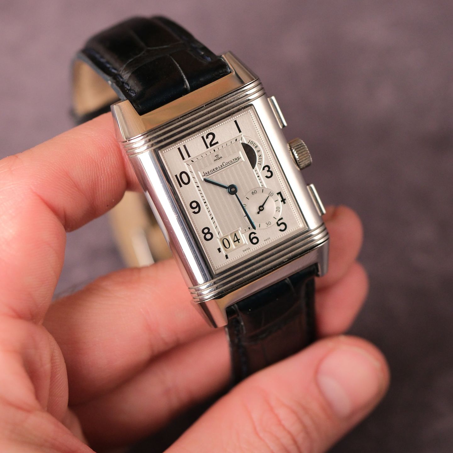 Jaeger-LeCoultre Grande Reverso Q3028420 (Unknown (random serial)) - Silver dial 46 mm Steel case (4/8)