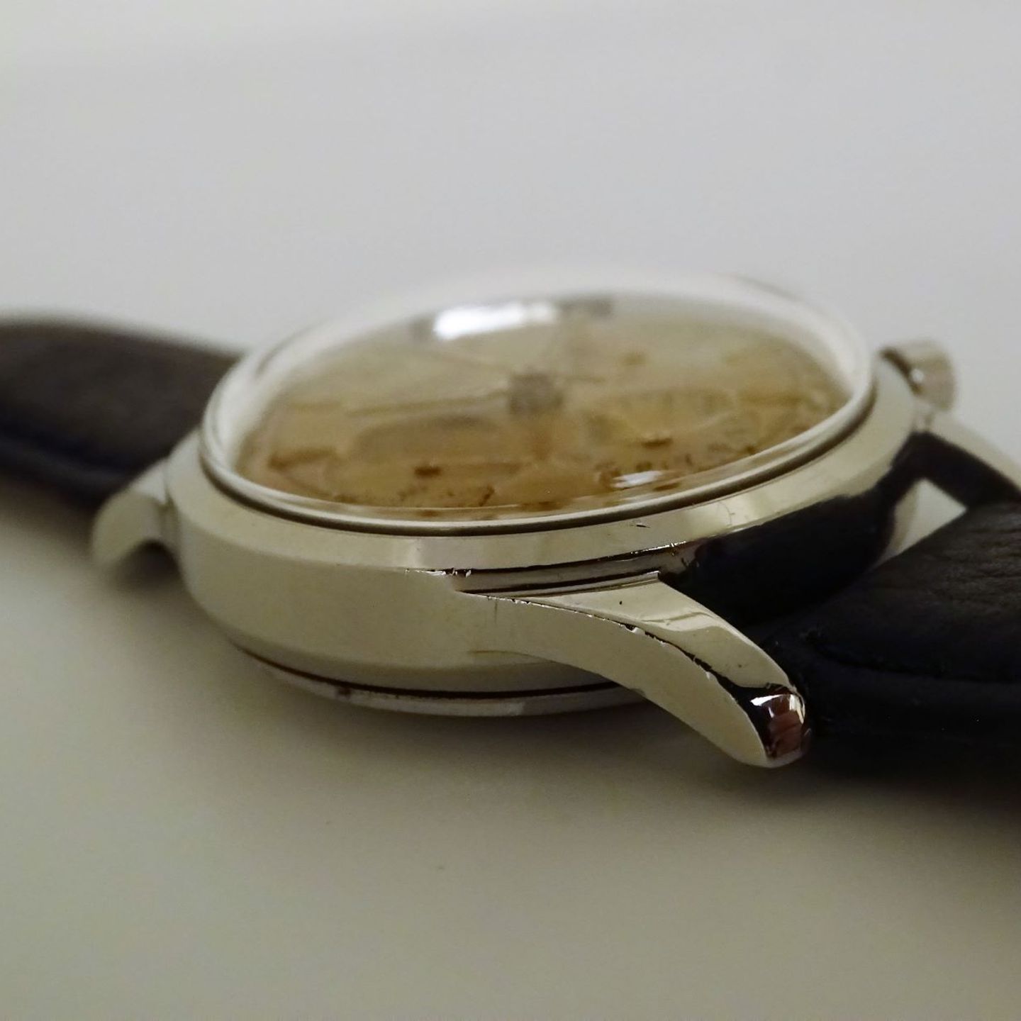 Lemania Vintage 804/2 (1955) - Champagne dial 33 mm Steel case (5/8)