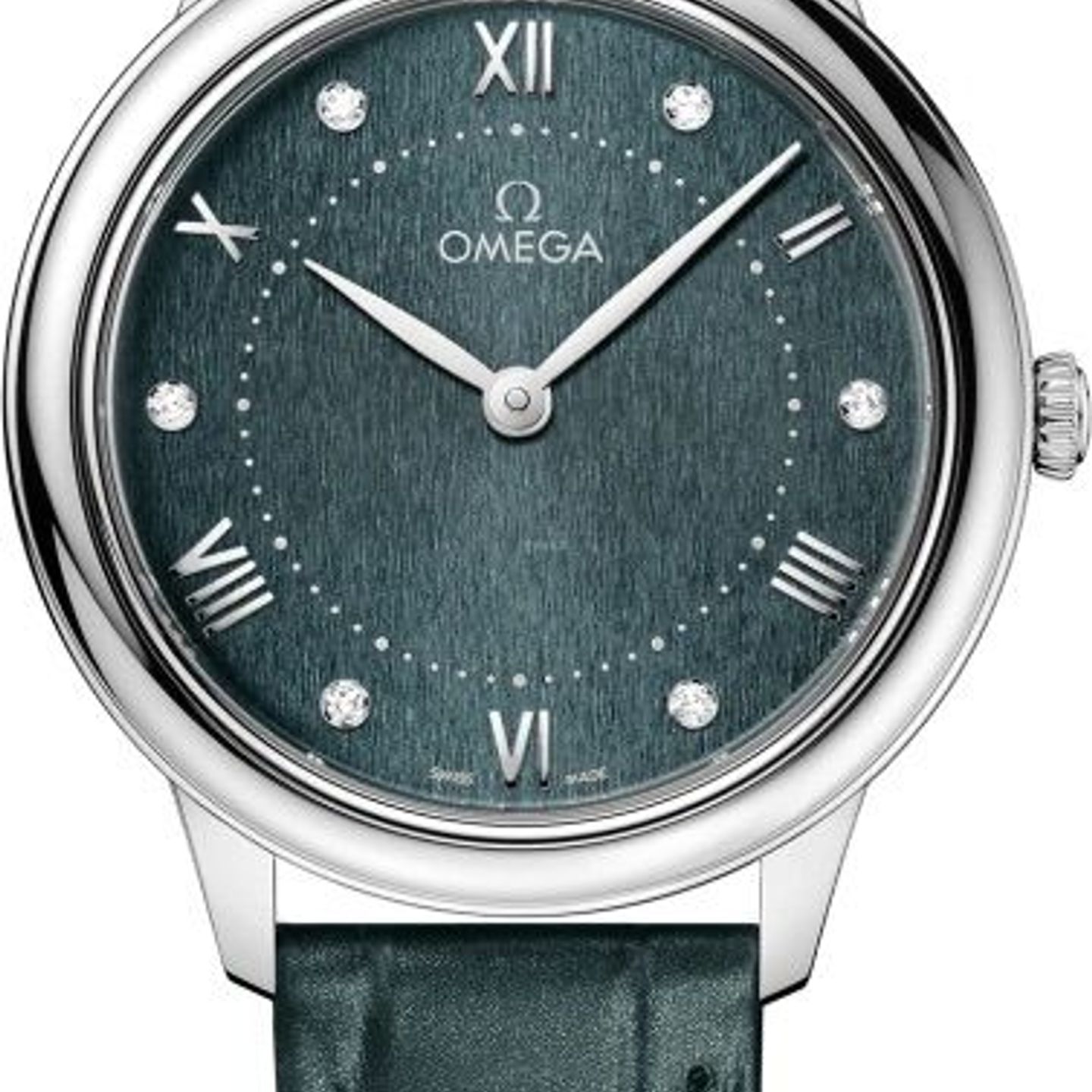 Omega De Ville 434.13.30.60.60.001 (2024) - Turquoise wijzerplaat 30mm Staal (1/1)