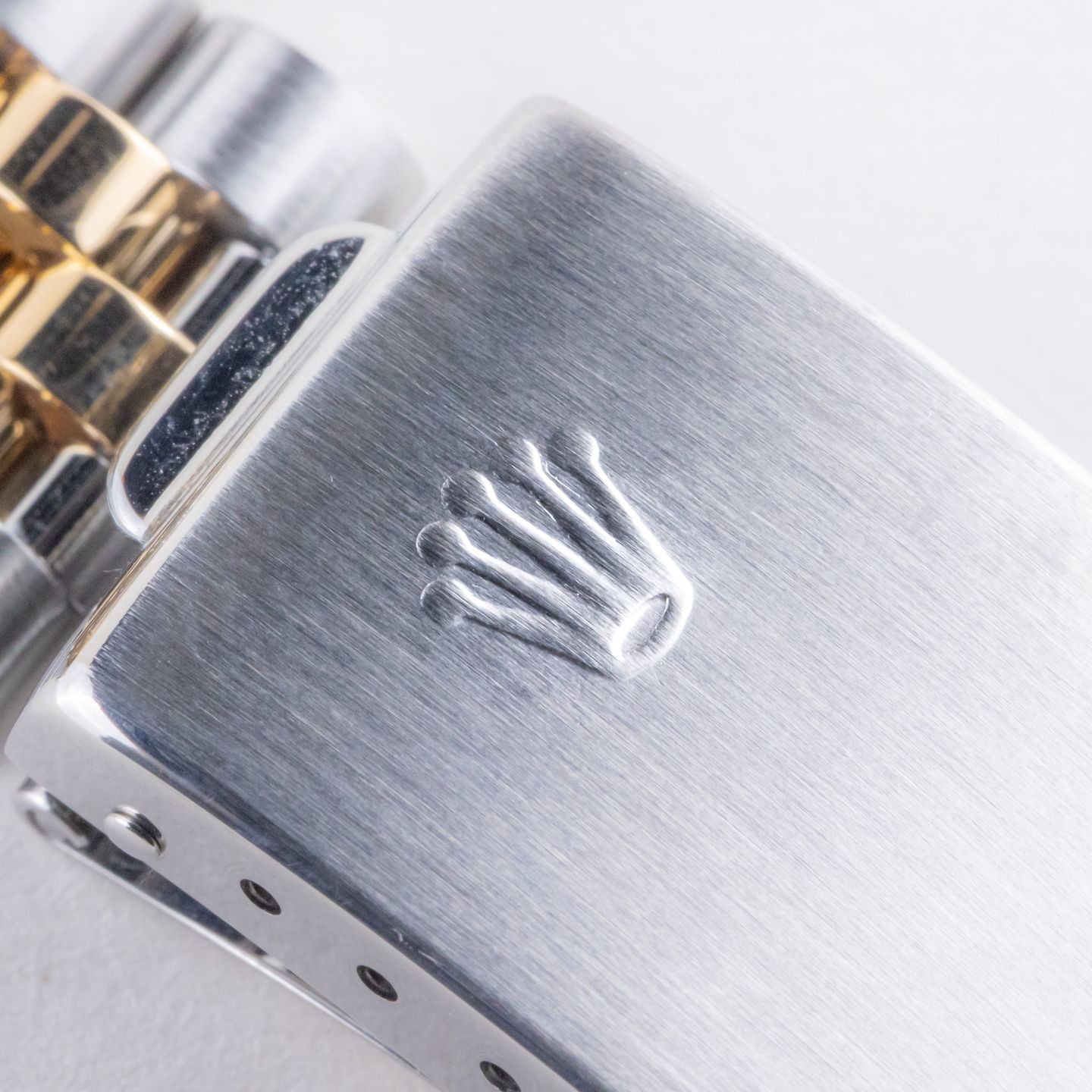 Rolex Datejust 36 16233 (1990) - Blue dial 36 mm Gold/Steel case (7/8)