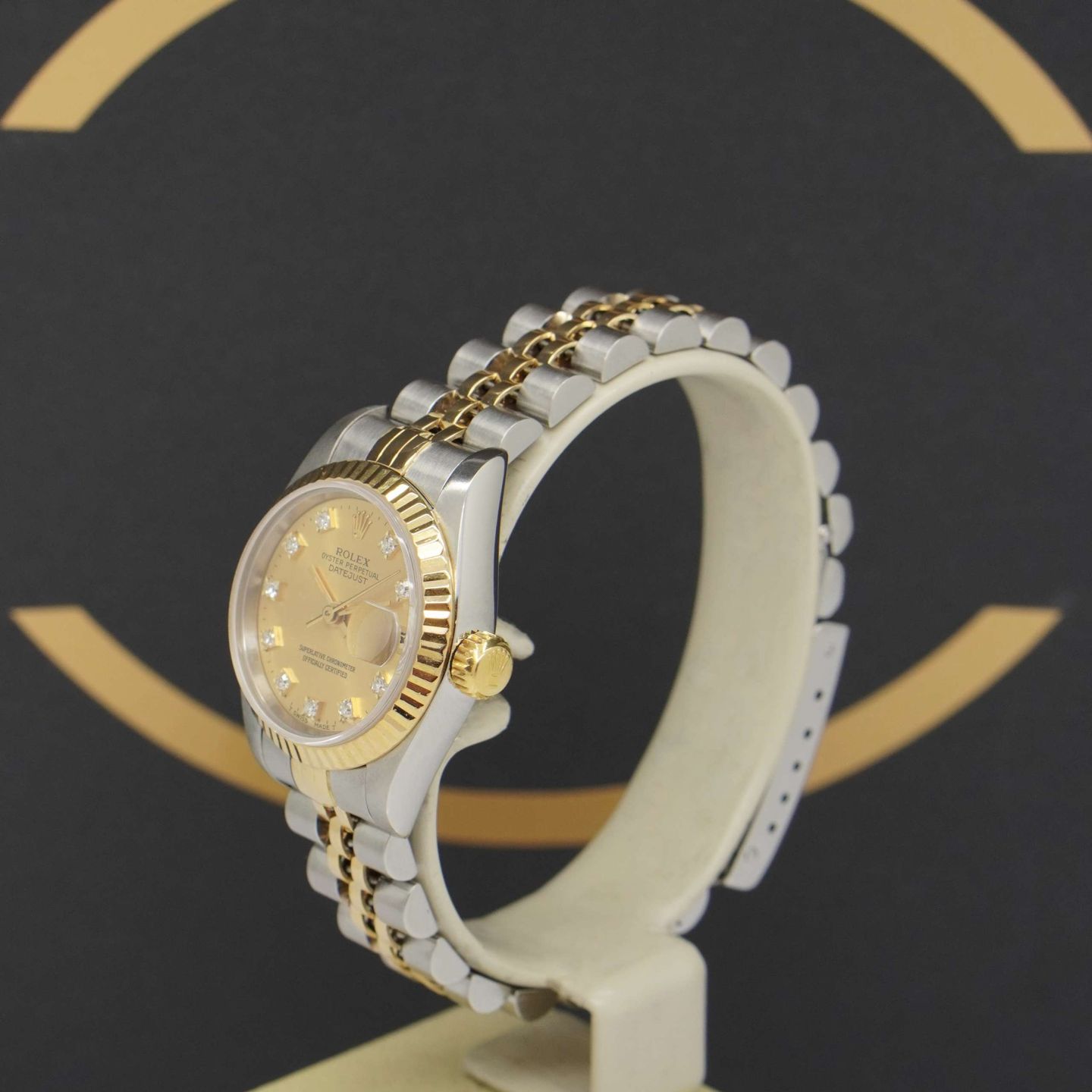 Rolex Lady-Datejust 69173 (1994) - Goud wijzerplaat 26mm Goud/Staal (3/7)