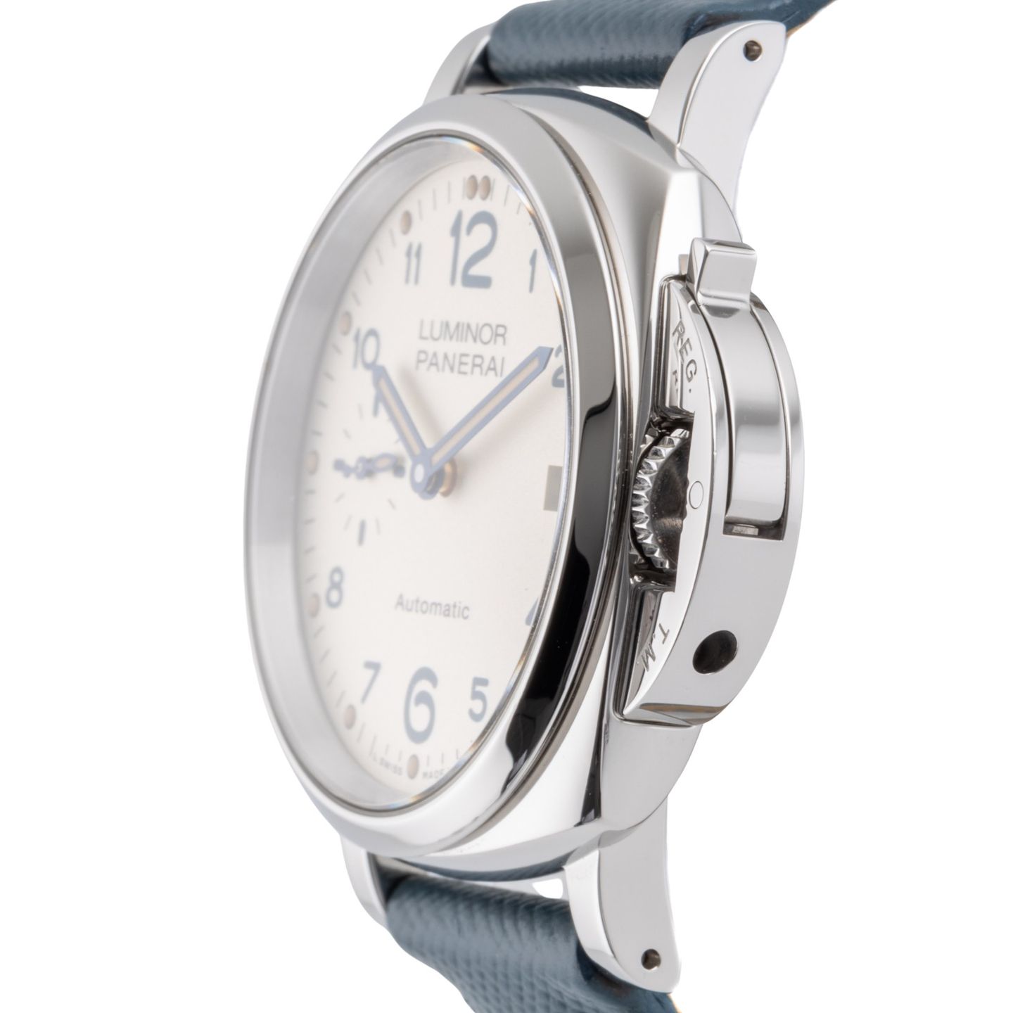 Panerai Luminor Due PAM00903 (Unknown (random serial)) - White dial 38 mm Steel case (6/8)