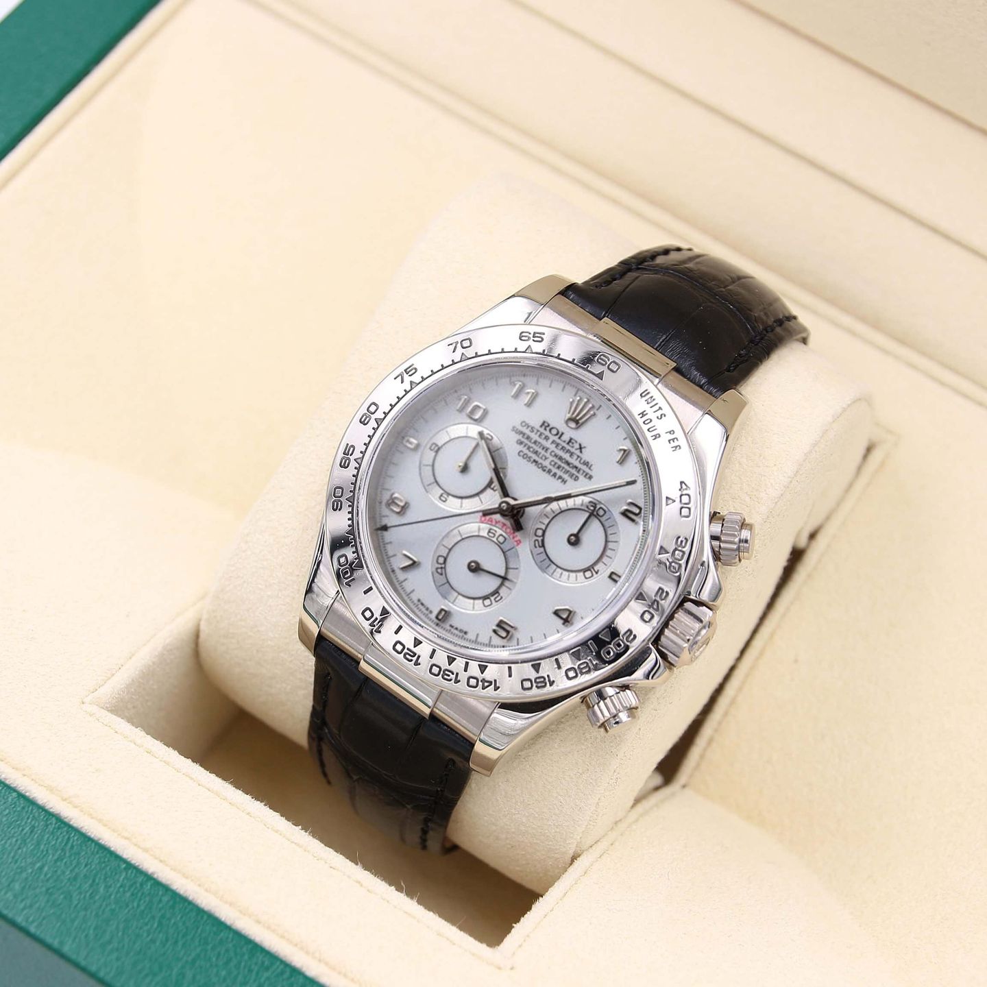 Rolex Daytona 116519 (Unknown (random serial)) - 40 mm White Gold case (2/5)