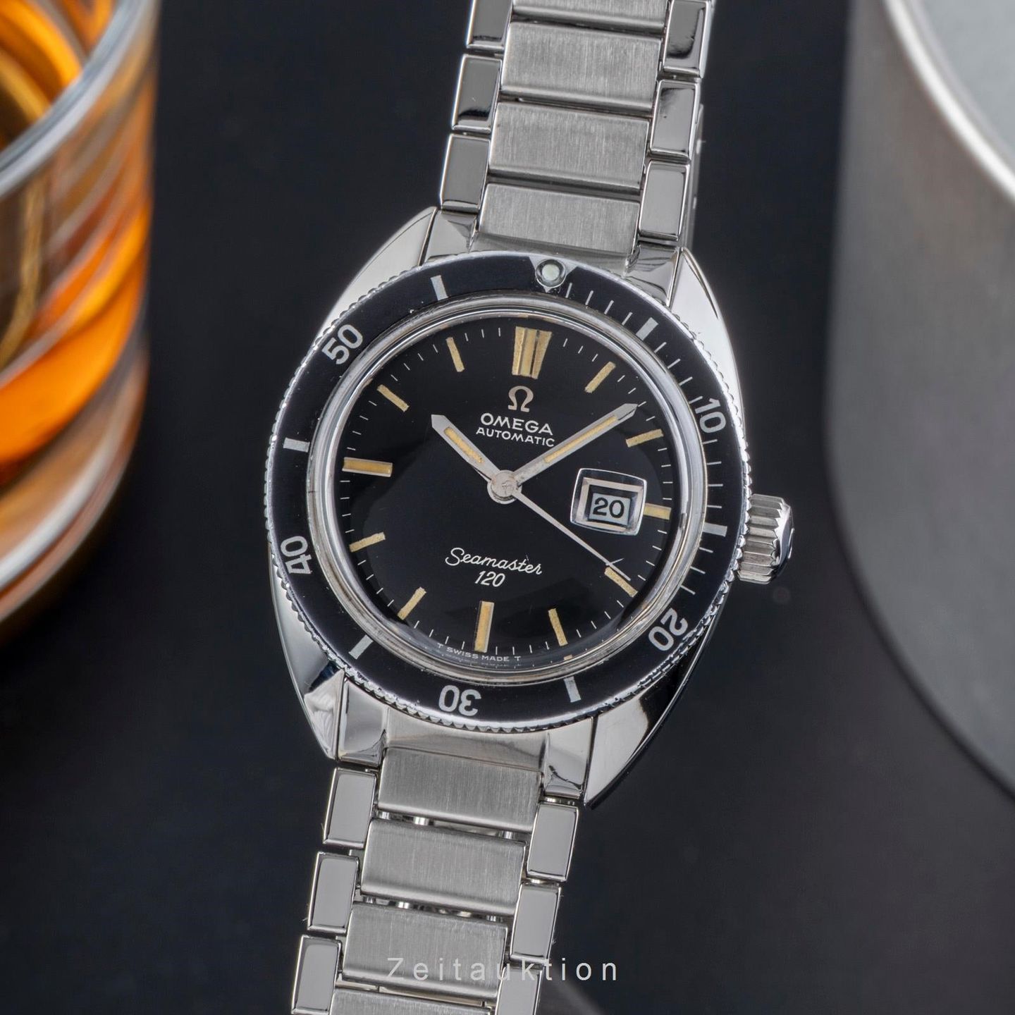 Omega Seamaster 566.0007 (Unknown (random serial)) - Black dial 31 mm Steel case (1/8)