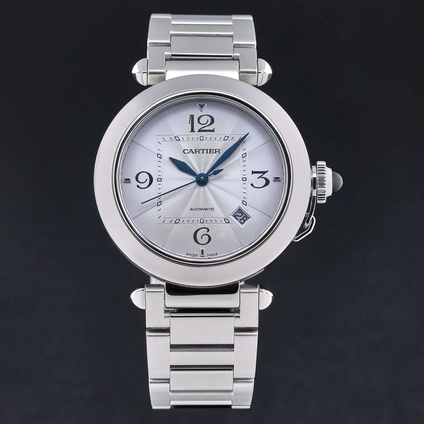 Cartier Pasha WSPA0009 (2020) - Zilver wijzerplaat 41mm Staal (3/7)