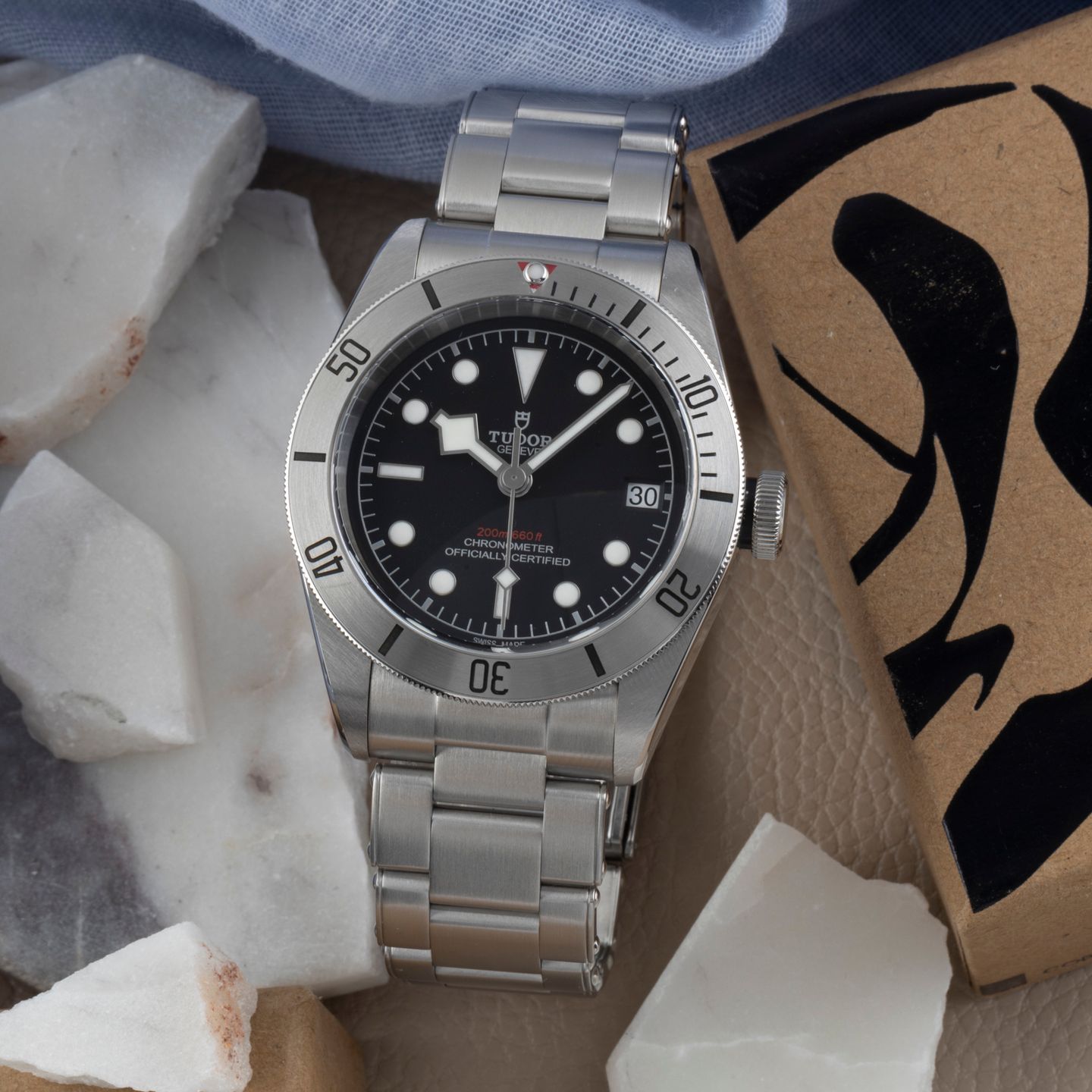 Tudor Black Bay Steel 79730 (Unknown (random serial)) - Black dial 41 mm Steel case (1/8)