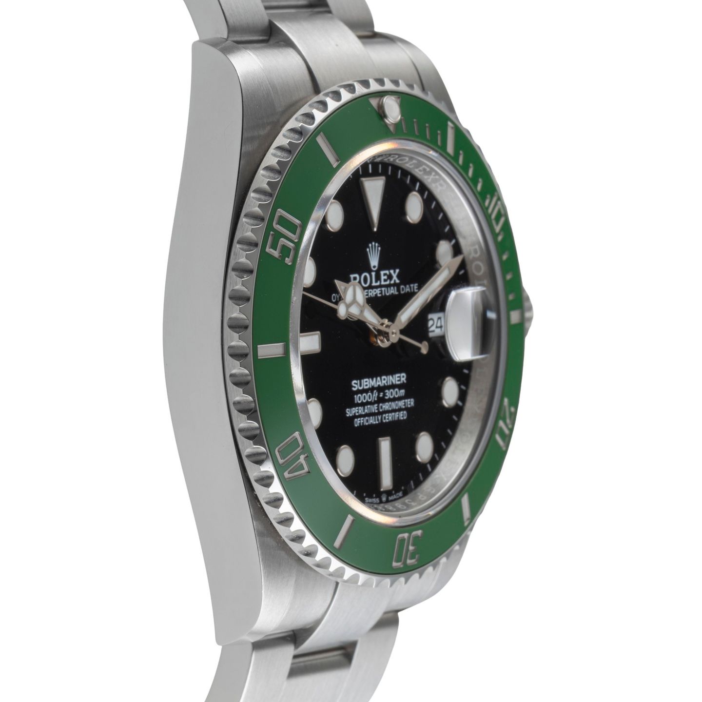 Rolex Submariner Date 126610LV (Onbekend (willekeurig serienummer)) - Zwart wijzerplaat 41mm Staal (7/8)