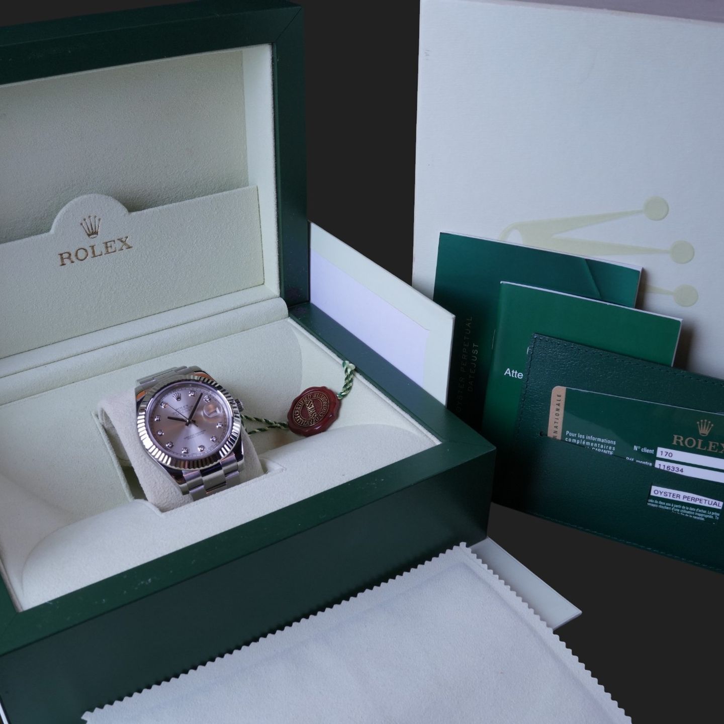 Rolex Datejust II 116334 (2014) - 41mm Staal (8/8)