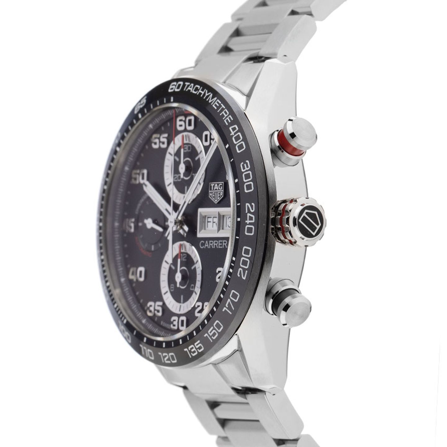 TAG Heuer Carrera Calibre 16 CBN2A1AA.BA0643 (2026) - Black dial 44 mm Steel case (4/8)