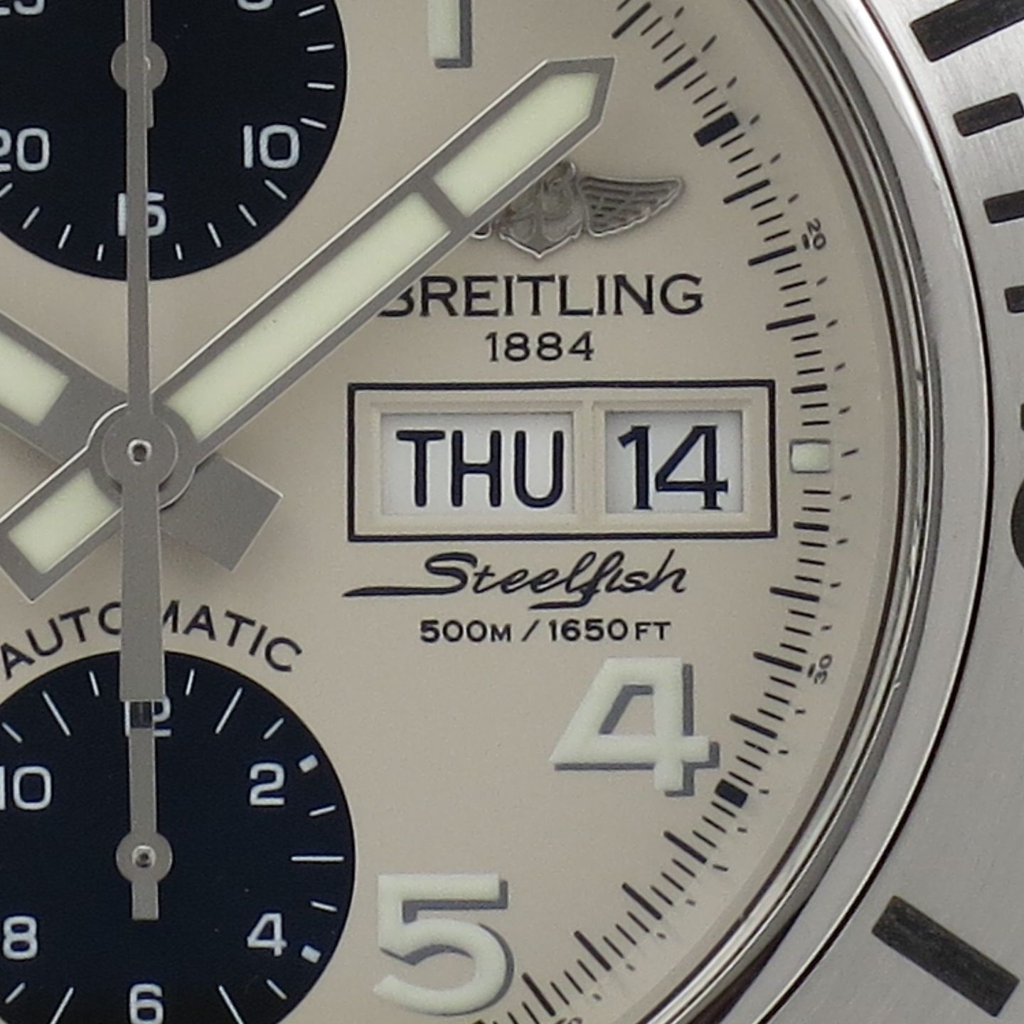 Breitling Superocean Chronograph Steelfish A13341C3.G782.162A (2015) - Silver dial 44 mm Steel case (4/4)