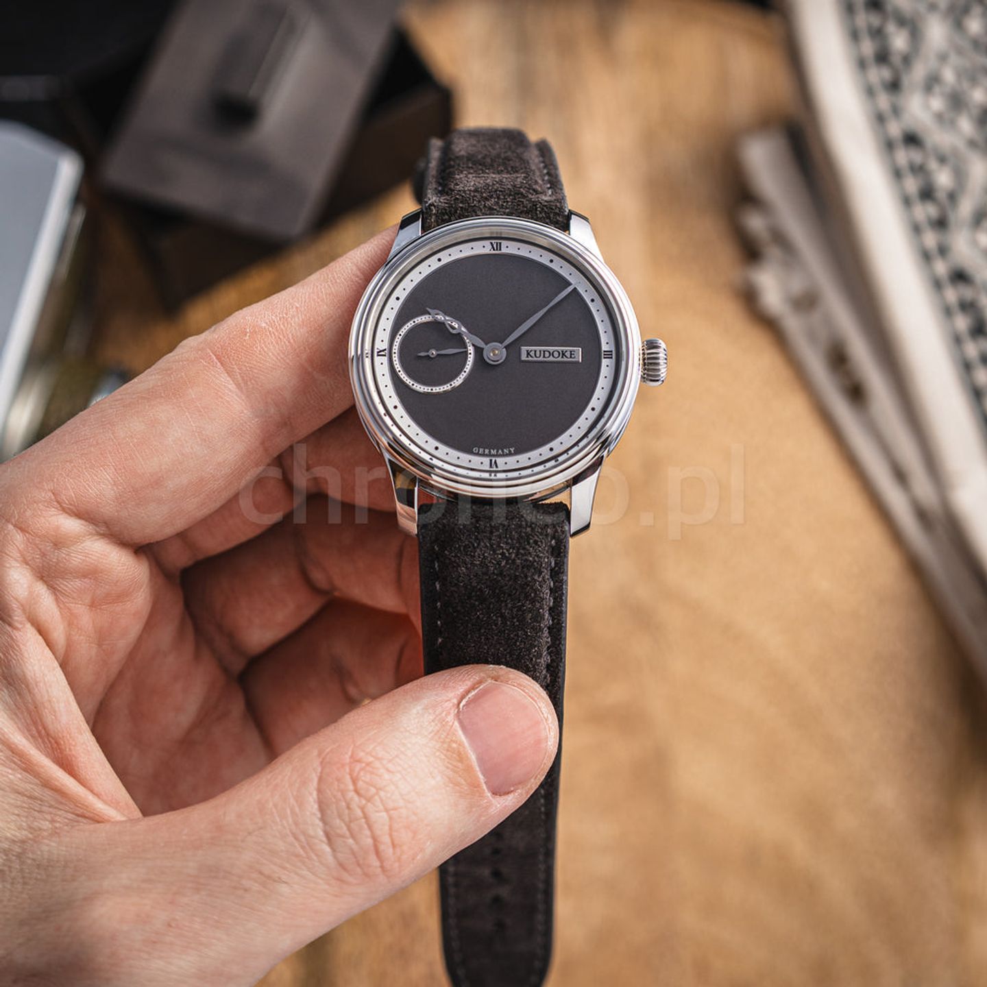 Kudoke 1 Kudoke 1 (2025) - Zwart wijzerplaat 39mm Staal (3/8)