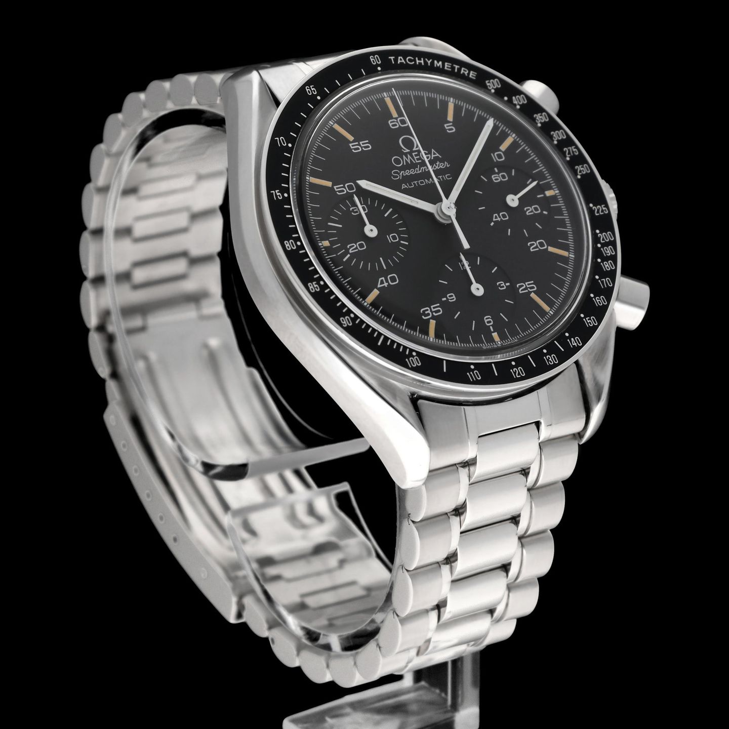 Omega Speedmaster Reduced 3510.50.00 (1991) - Black dial 39 mm Steel case (6/8)