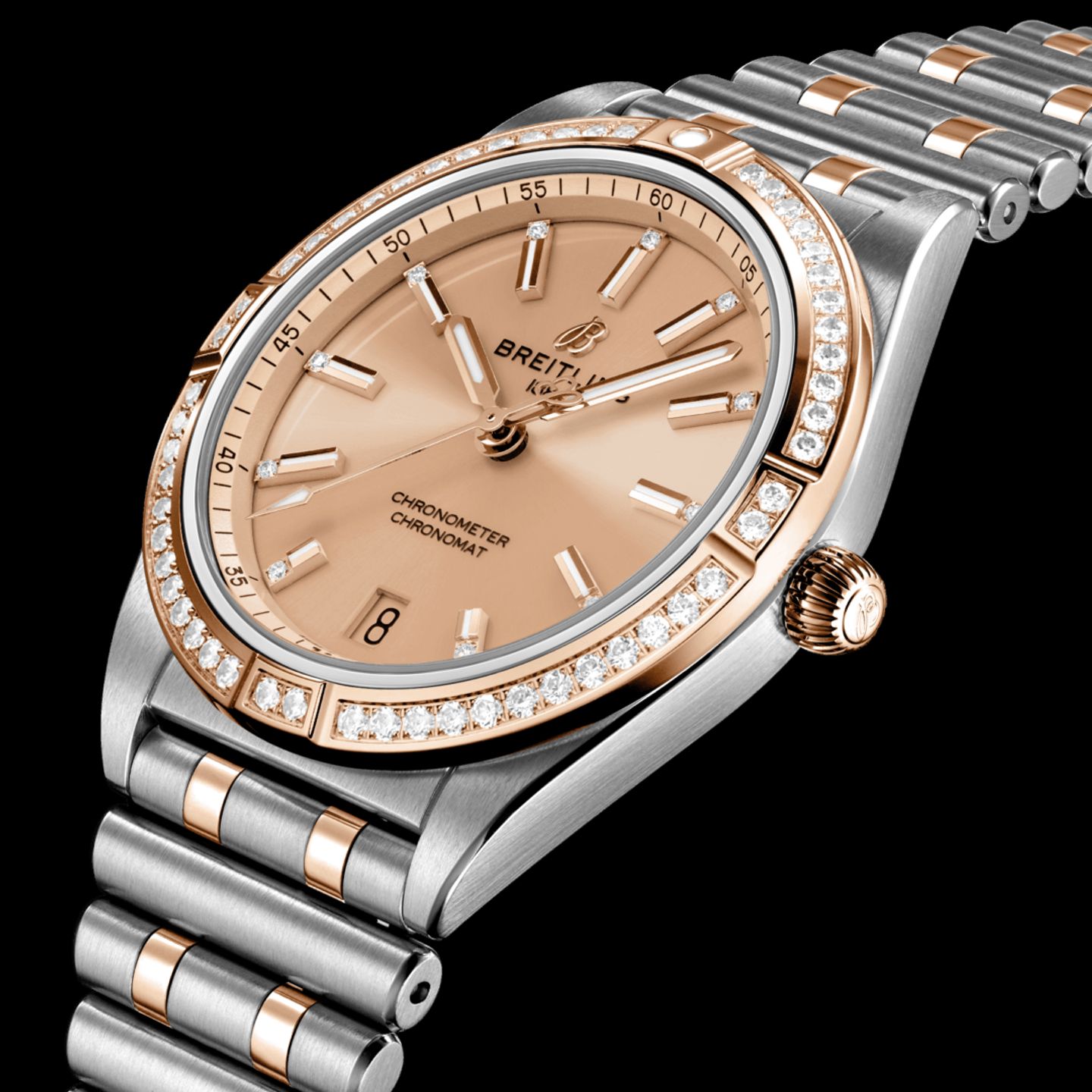 Breitling Chronomat 36 U10380591K1U1 (2024) - Pink dial 36 mm Steel case (2/5)