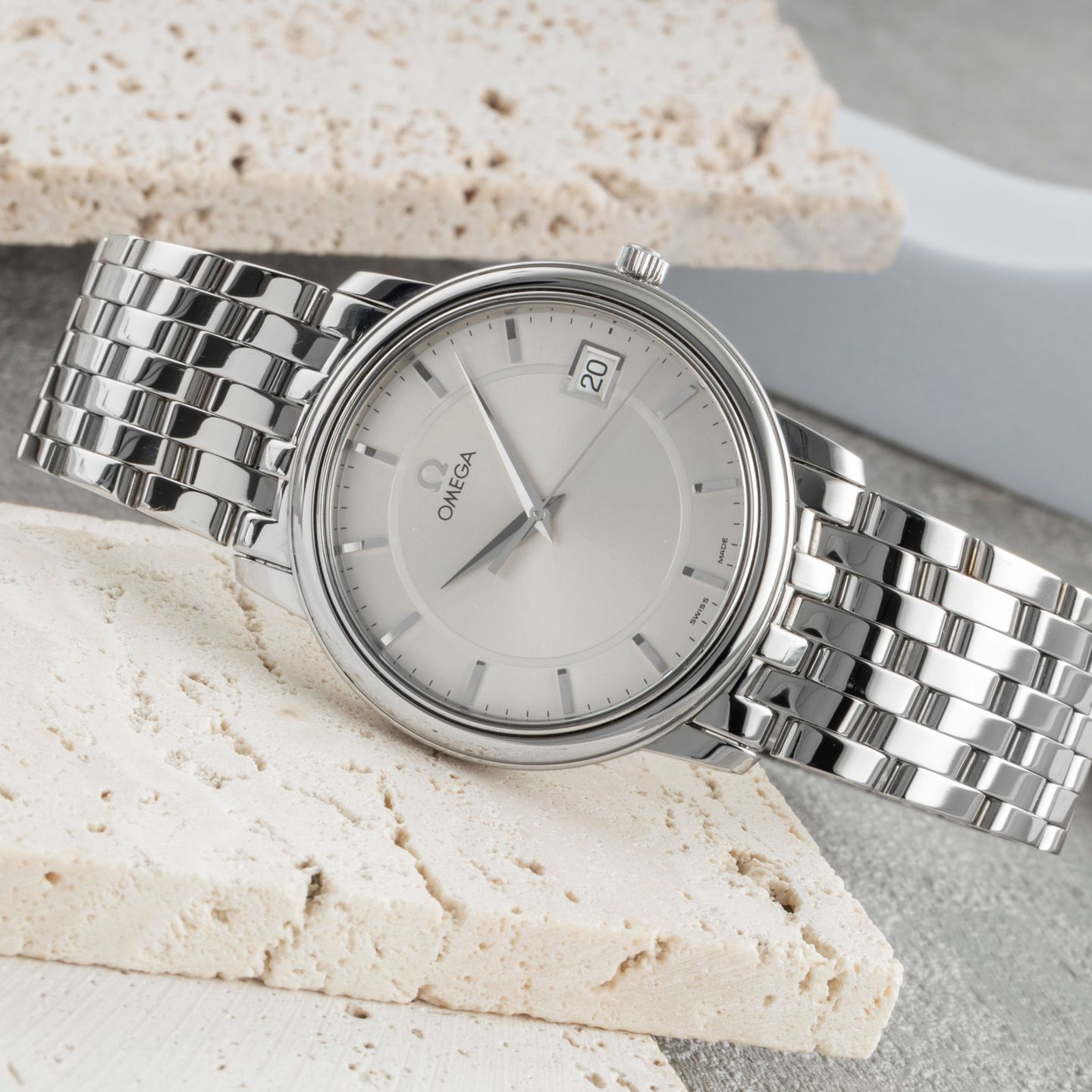 Omega De Ville Prestige 4510.31.00 (1993) - Silver dial 34 mm Steel case (2/8)