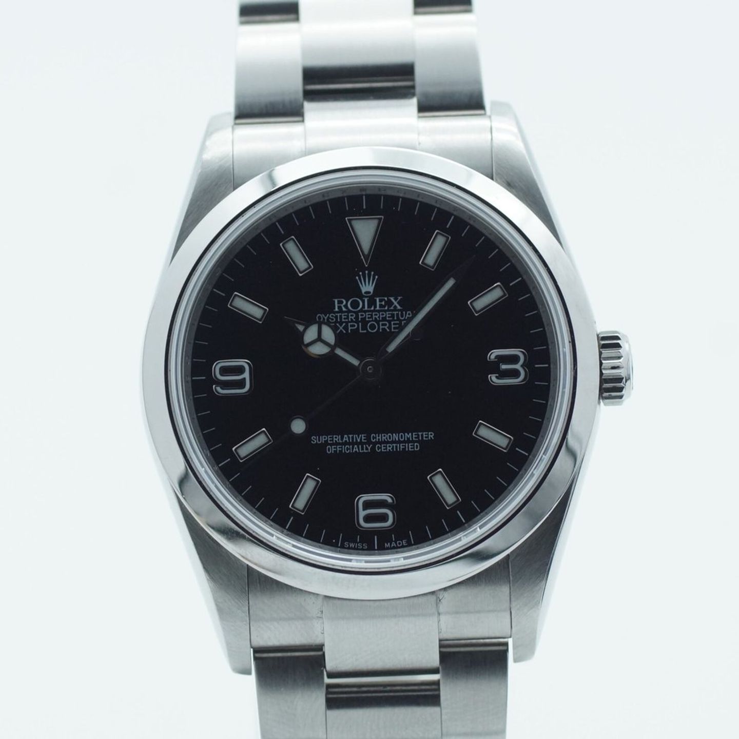 Rolex Explorer 114270 (2007) - Black dial 36 mm Steel case (2/8)