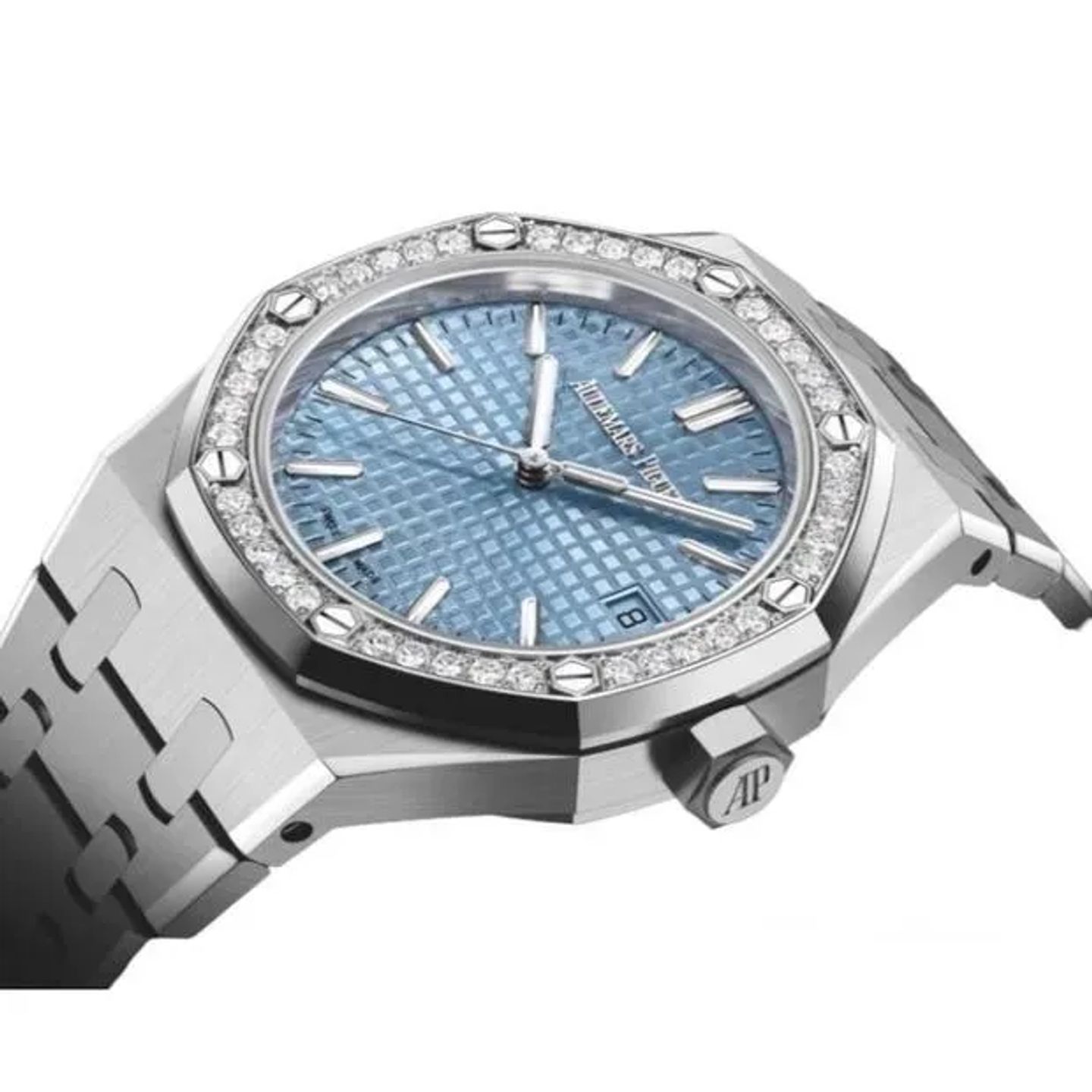 Audemars Piguet Royal Oak Selfwinding 15551ST.ZZ.1356ST.01 (2024) - Blauw wijzerplaat 37mm Staal (2/6)