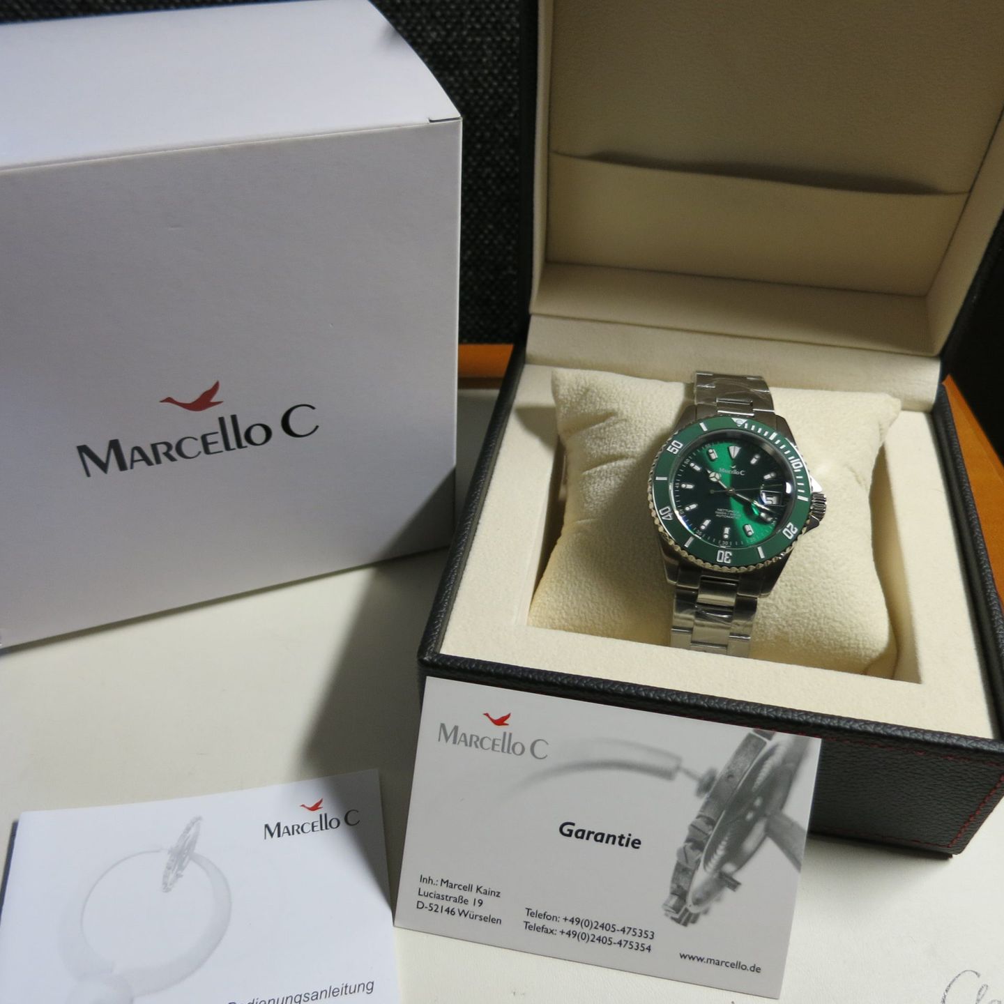 Marcello C. Nettuno 3 2028.6 (2023) - Green dial 40 mm Steel case (4/4)