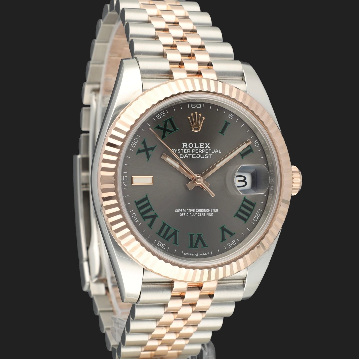 Rolex Datejust 41 126331 (2021) - Grey dial 41 mm Gold/Steel case (4/8)