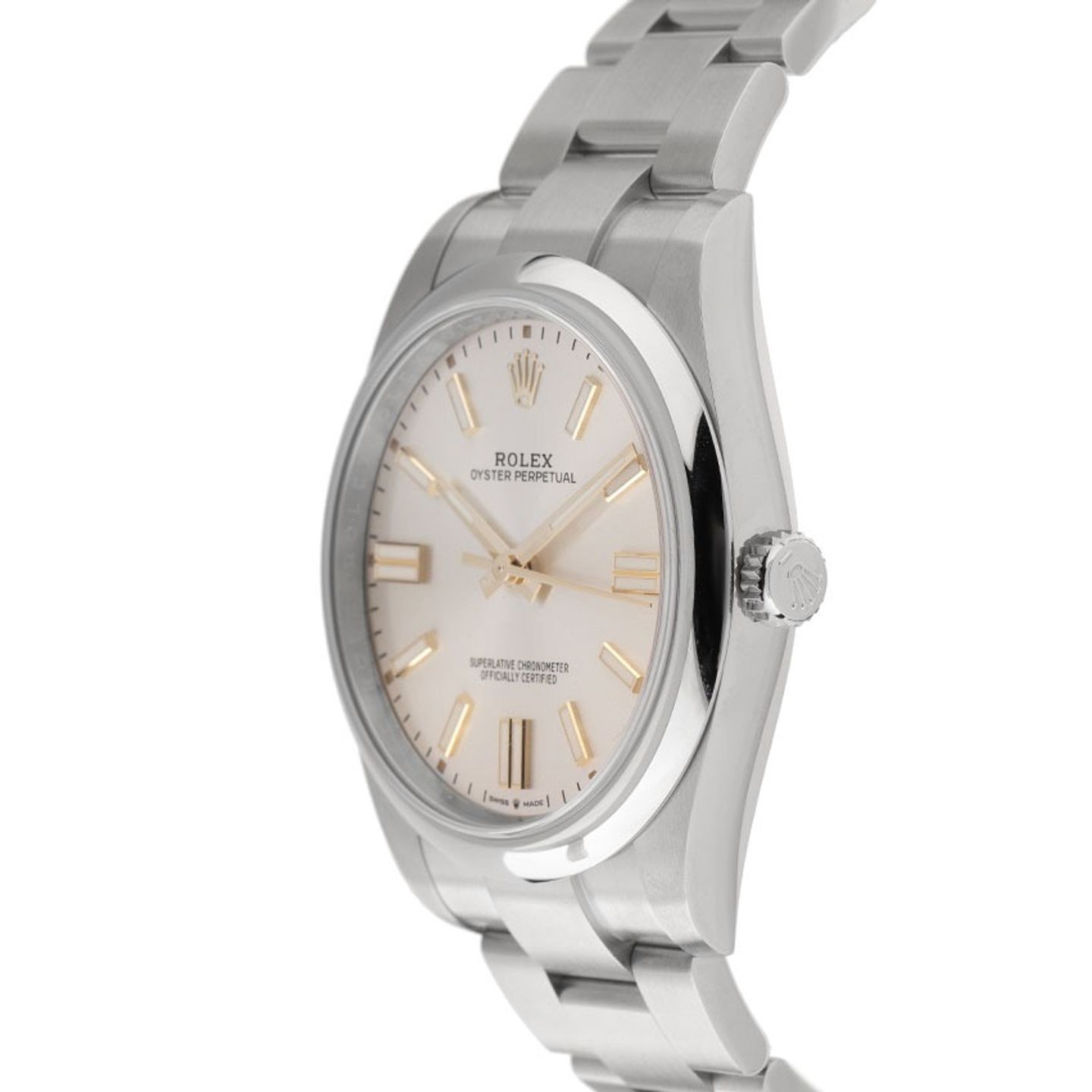 Rolex Oyster Perpetual 41 124300 (2022) - Zilver wijzerplaat 41mm Staal (4/7)