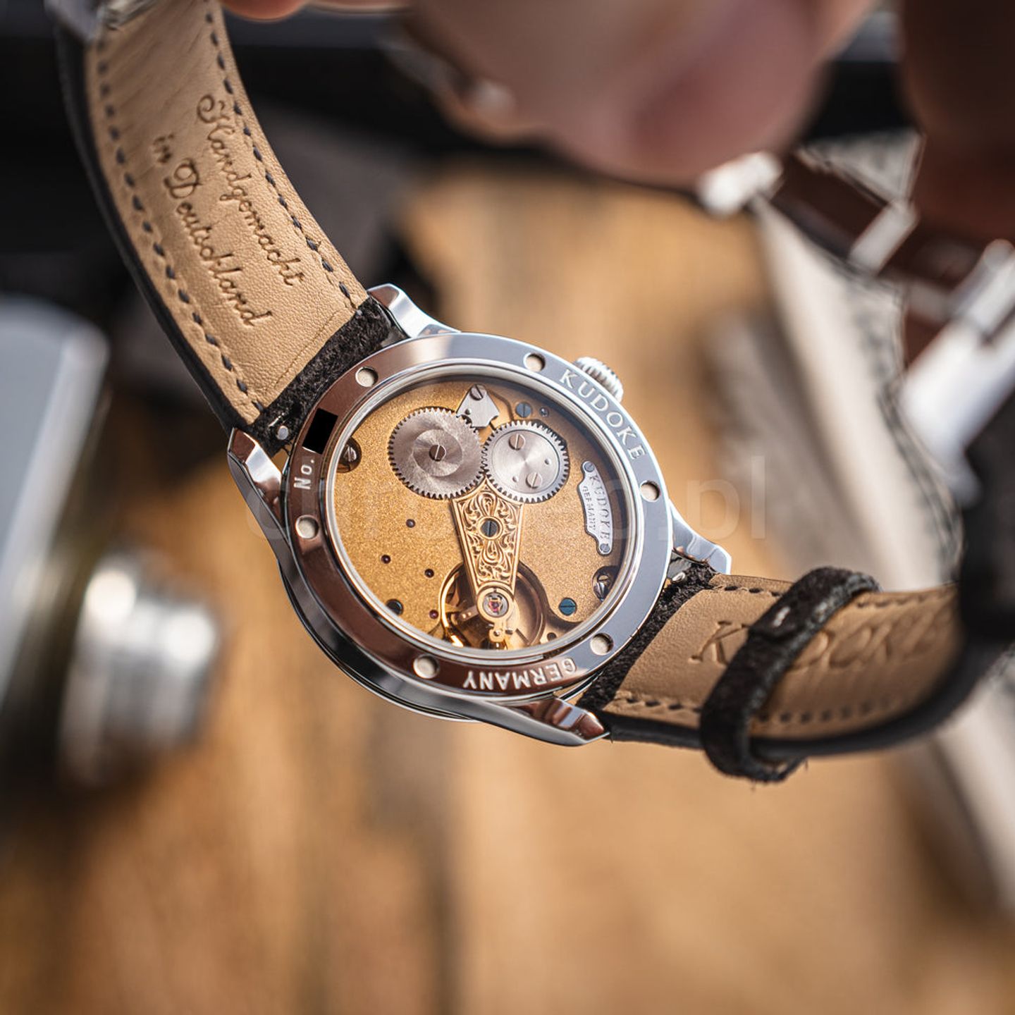 Kudoke 1 Kudoke 1 (2025) - Zwart wijzerplaat 39mm Staal (6/8)