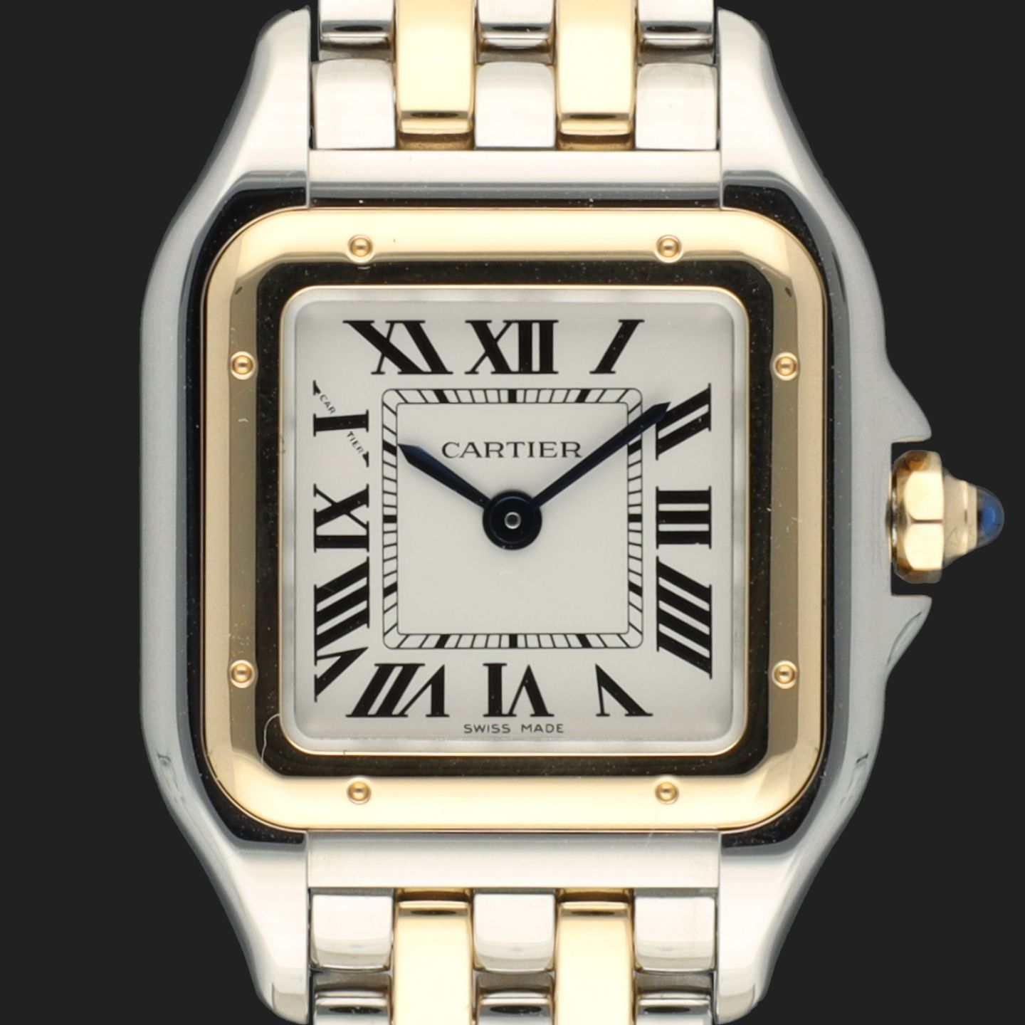 Cartier Panthère W2PN0006 (2024) - White dial 30 mm Gold/Steel case (2/8)