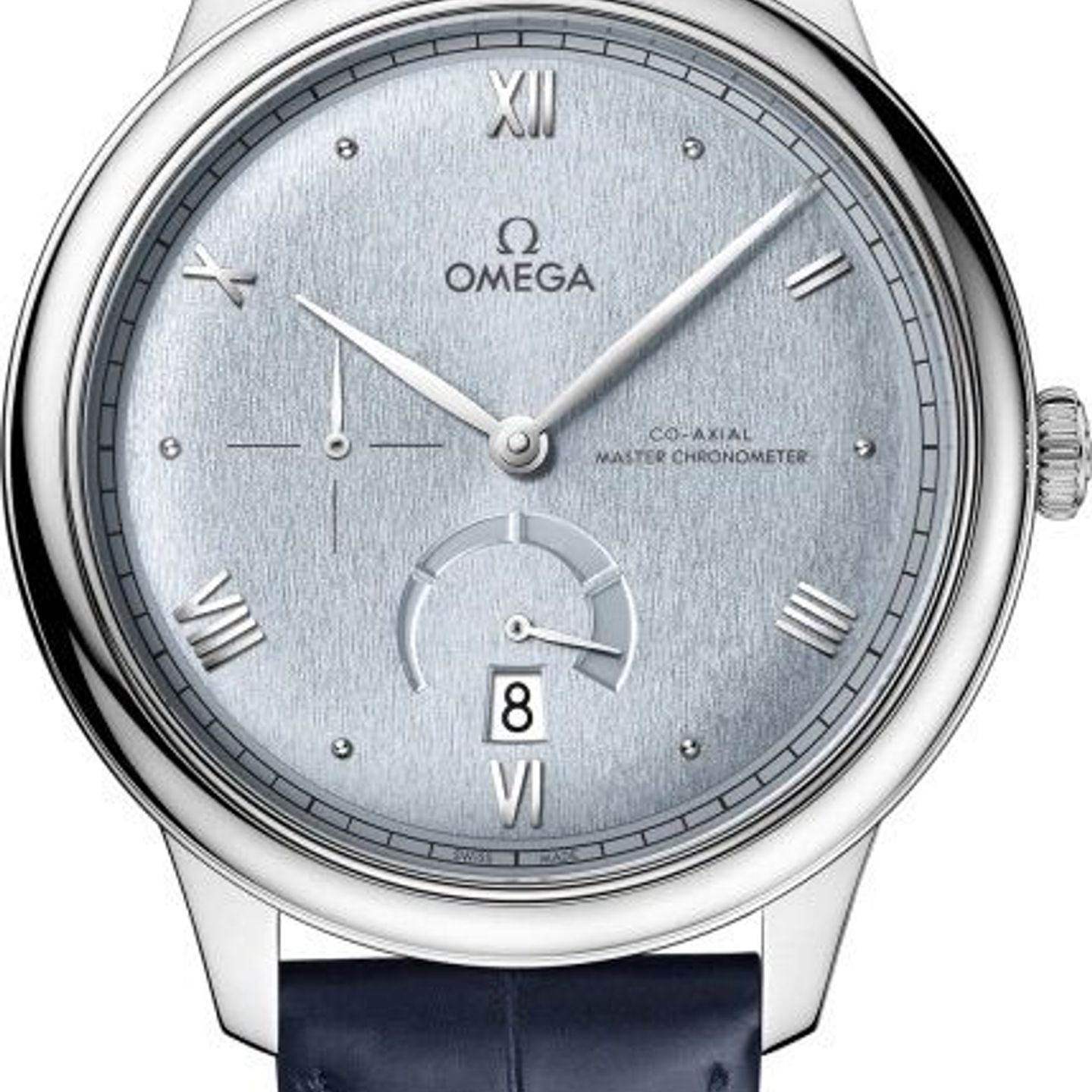 Omega De Ville 434.13.41.21.03.001 (2024) - Blauw wijzerplaat 41mm Staal (1/8)