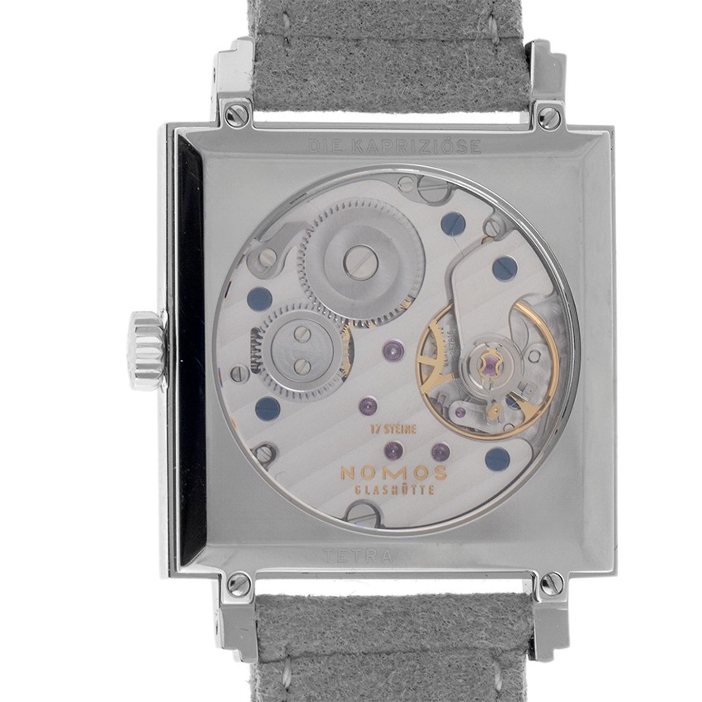 NOMOS Tetra 474 (2025) - Roze wijzerplaat 30mm Staal (6/7)