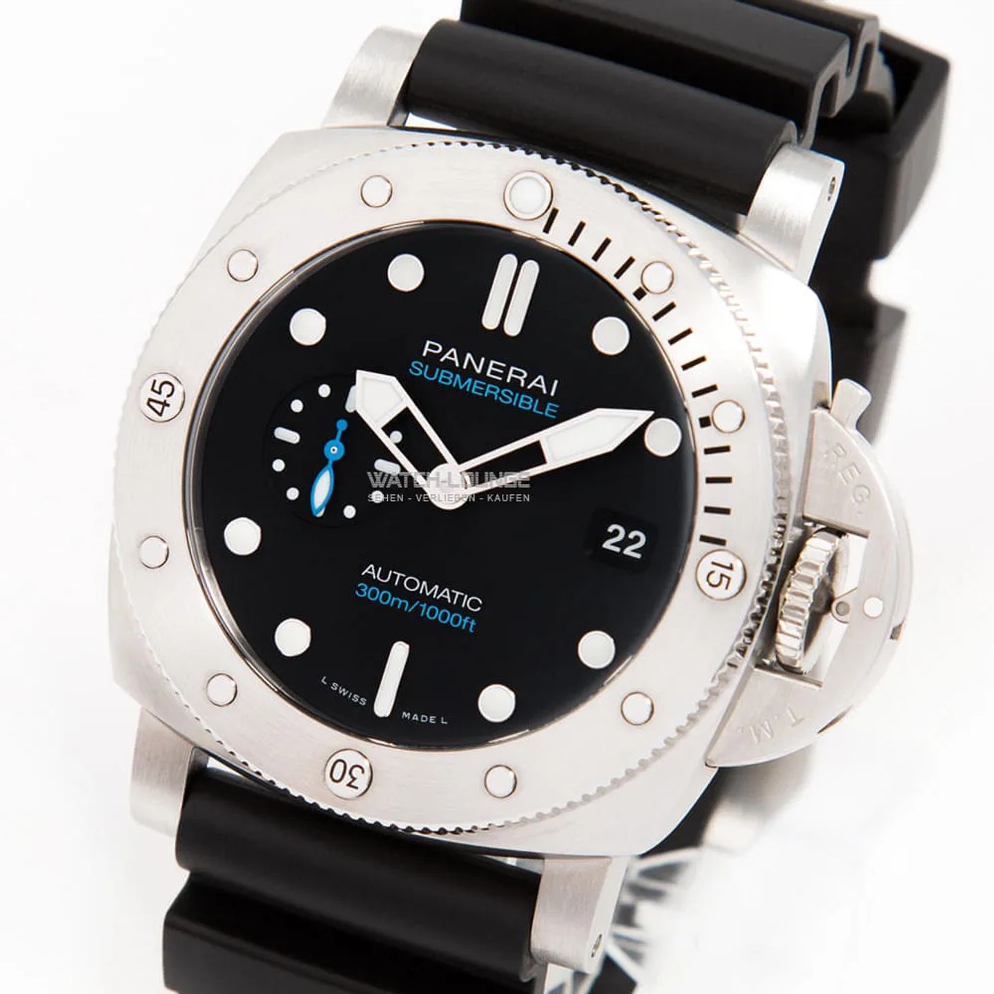 Panerai Luminor Submersible PAM01229 (2025) - Zwart wijzerplaat 44mm Staal (1/8)