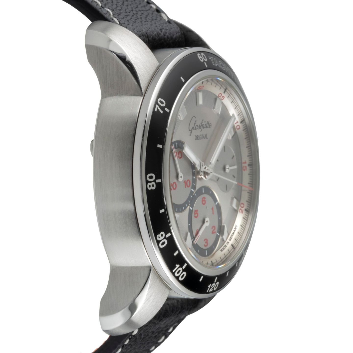 Glashütte Original Sport Evolution 1-39-31-43-03-01 (Onbekend (willekeurig serienummer)) - Zwart wijzerplaat 40mm Staal (7/8)