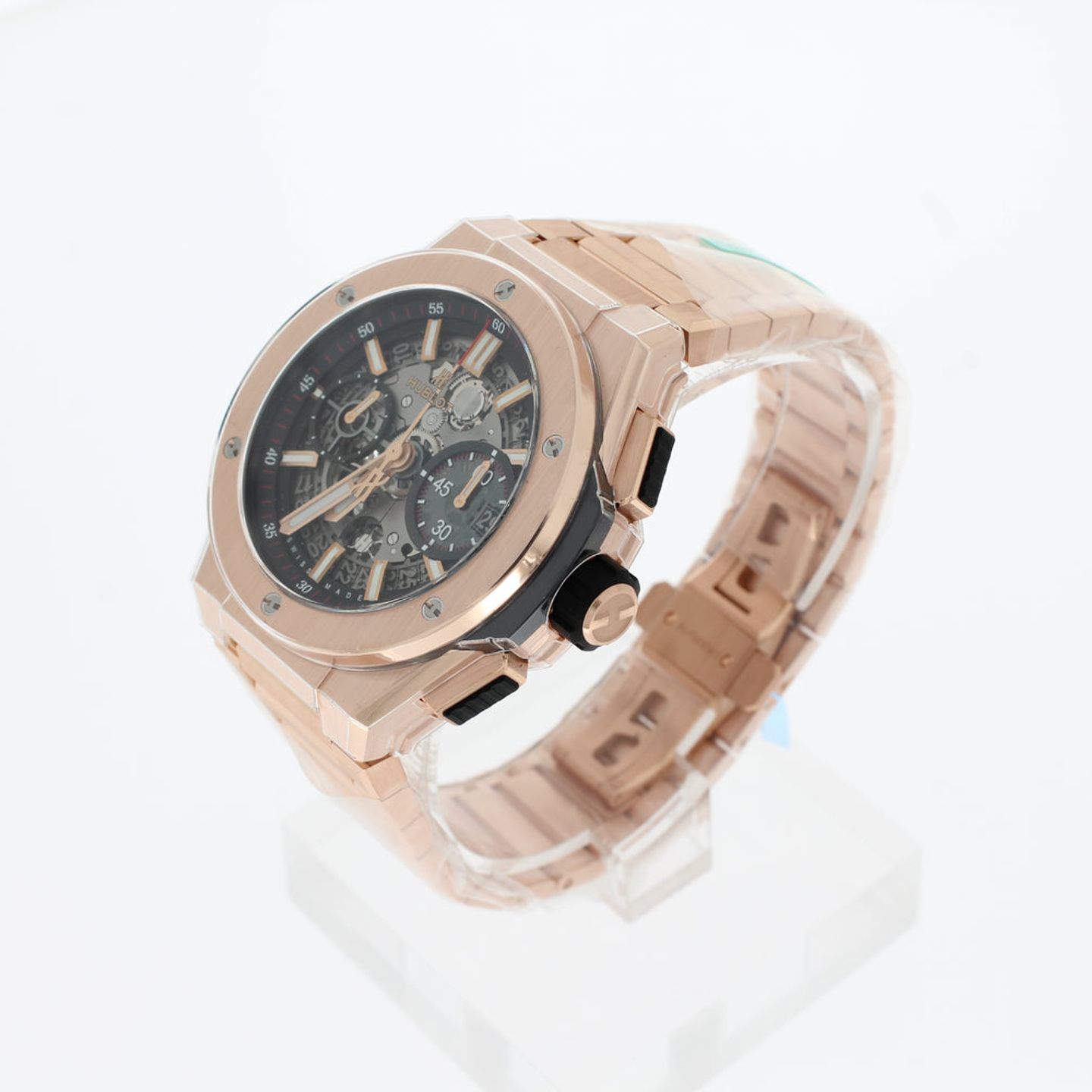 Hublot Big Bang 451.OX.1180.OX (2024) - Transparent dial 42 mm Rose Gold case (2/5)