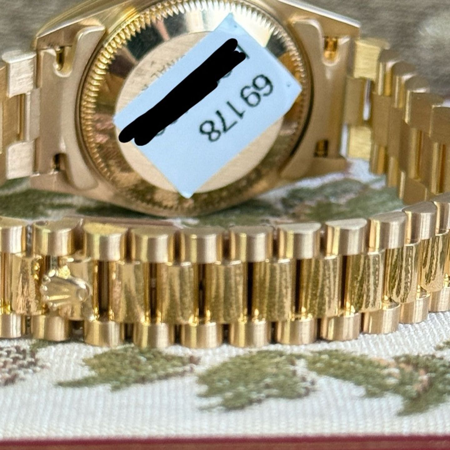 Rolex Lady-Datejust 69178 (1991) - Champagne dial 26 mm Yellow Gold case (4/8)