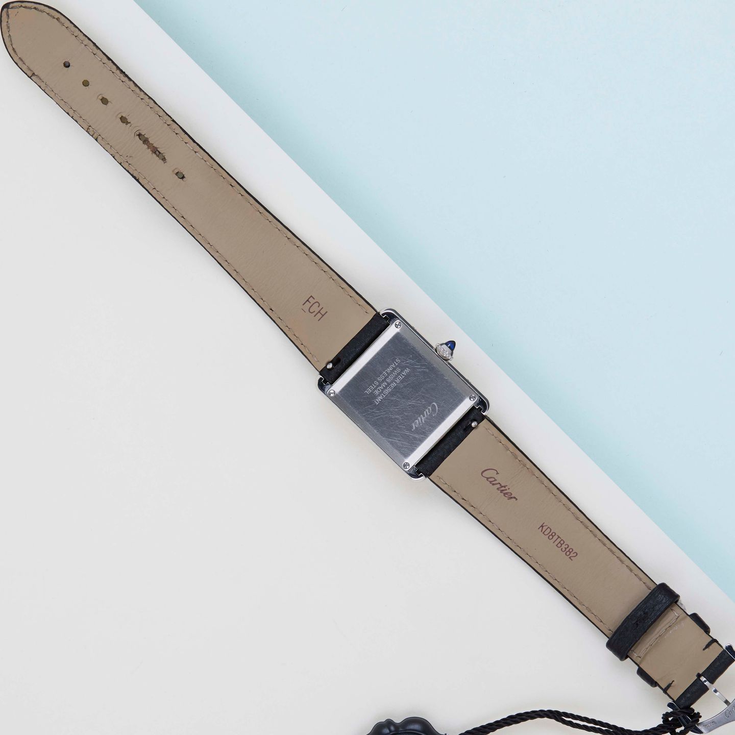 Cartier Tank WSTA0041 (2023) - Wit wijzerplaat 34mm Staal (6/8)