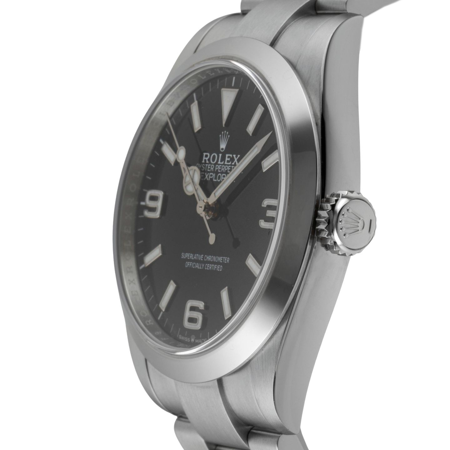 Rolex Explorer 224270 (Unknown (random serial)) - Black dial 40 mm Steel case (6/8)