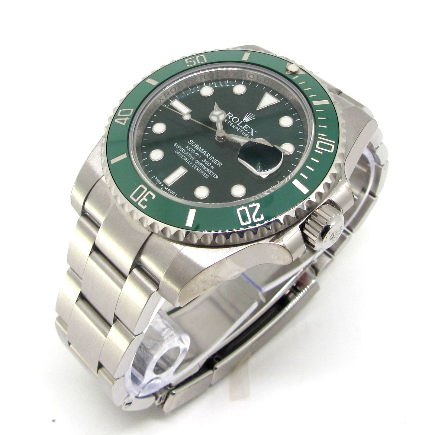 Rolex Submariner Date 116610LV (2015) - Groen wijzerplaat 40mm Staal (5/6)