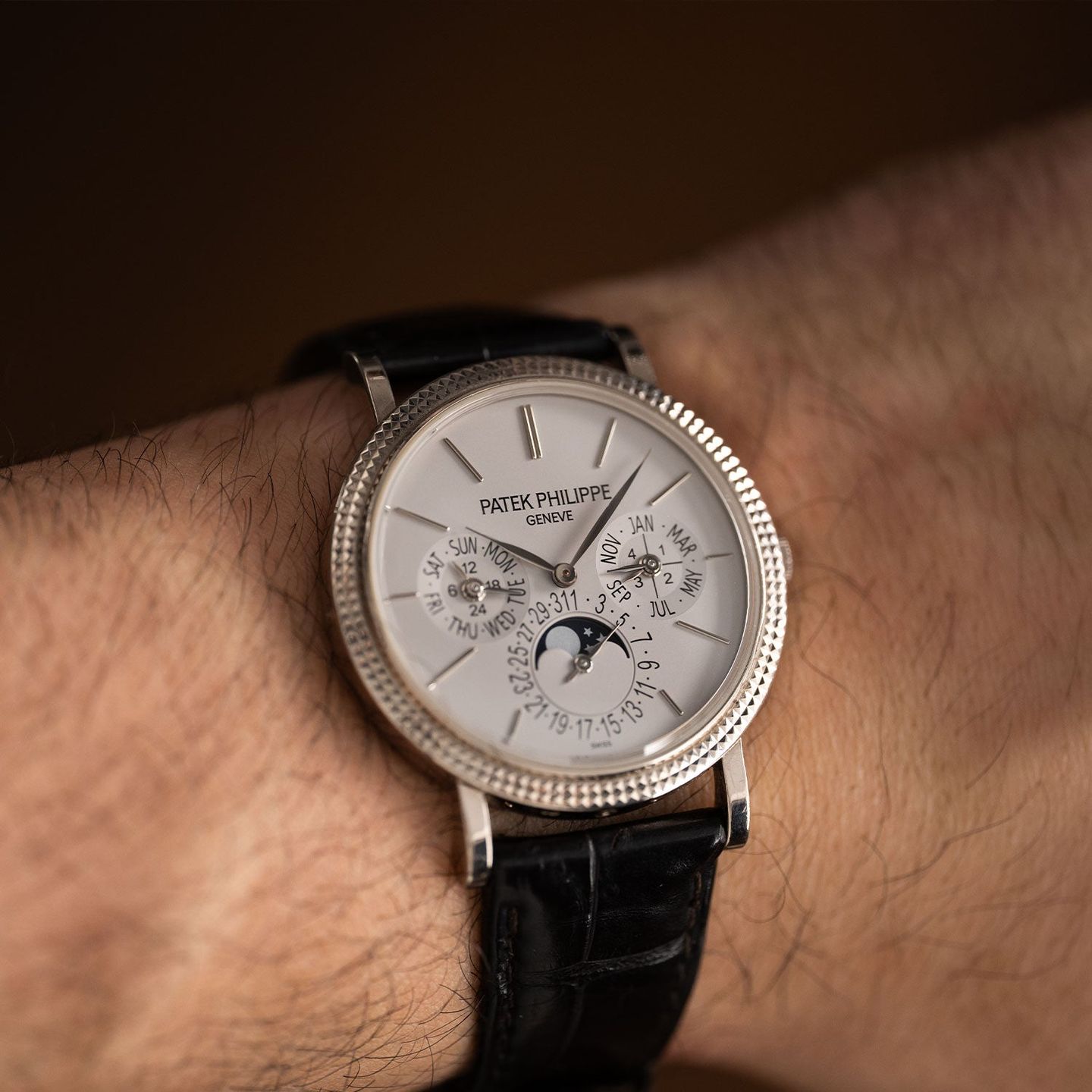 Patek Philippe Perpetual Calendar 5139G-001 (2013) - Silver dial 39 mm White Gold case (8/8)